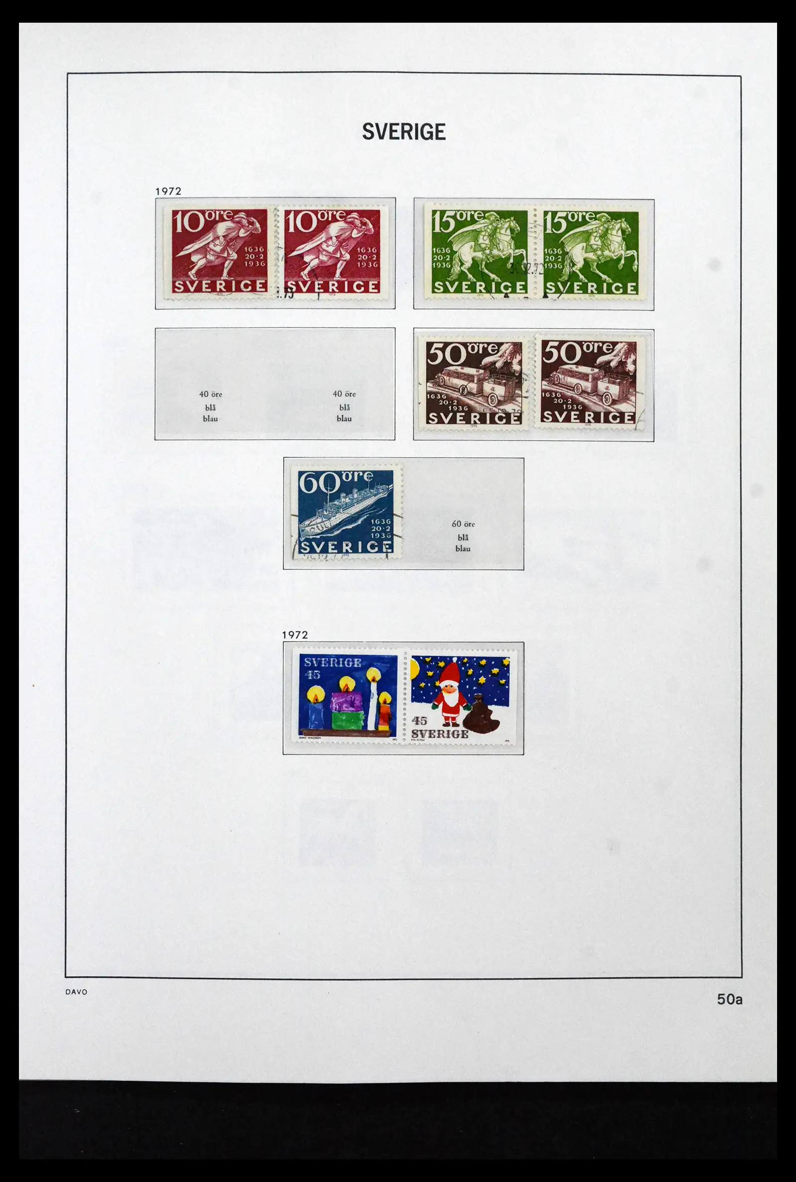41946 0085 - Stamp collection 41946 Sweden 1855-1985.