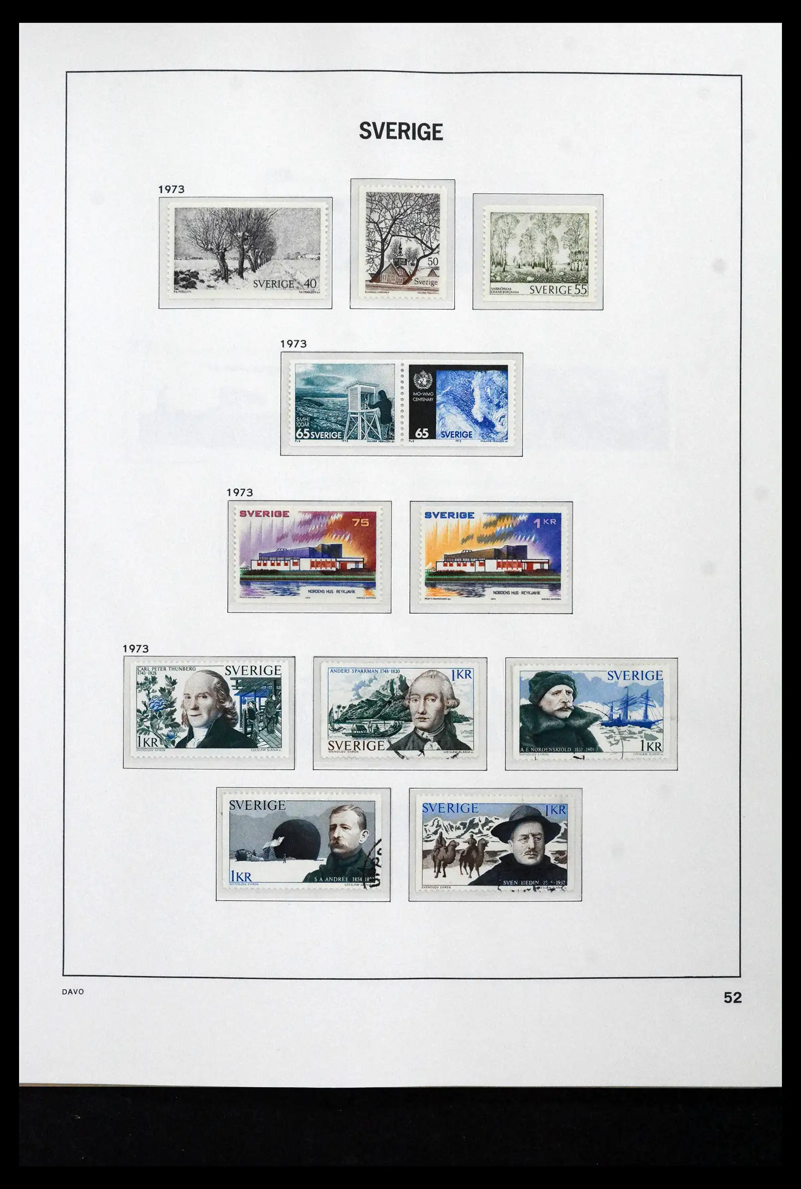 41946 0087 - Stamp collection 41946 Sweden 1855-1985.