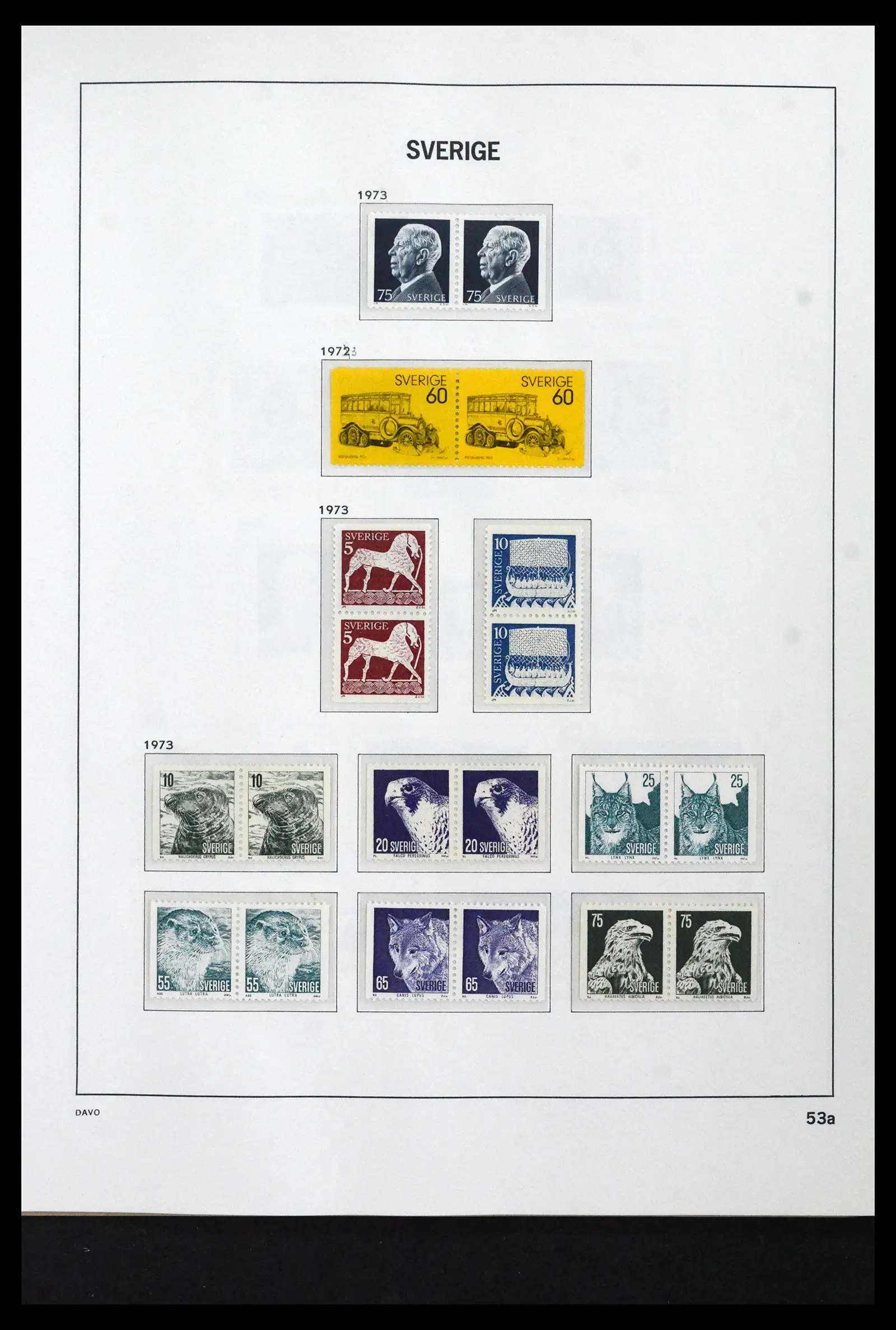 41946 0089 - Stamp collection 41946 Sweden 1855-1985.