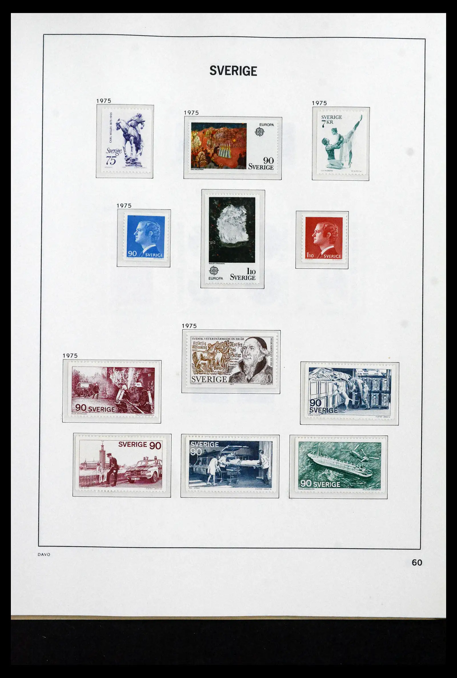 41946 0097 - Stamp collection 41946 Sweden 1855-1985.