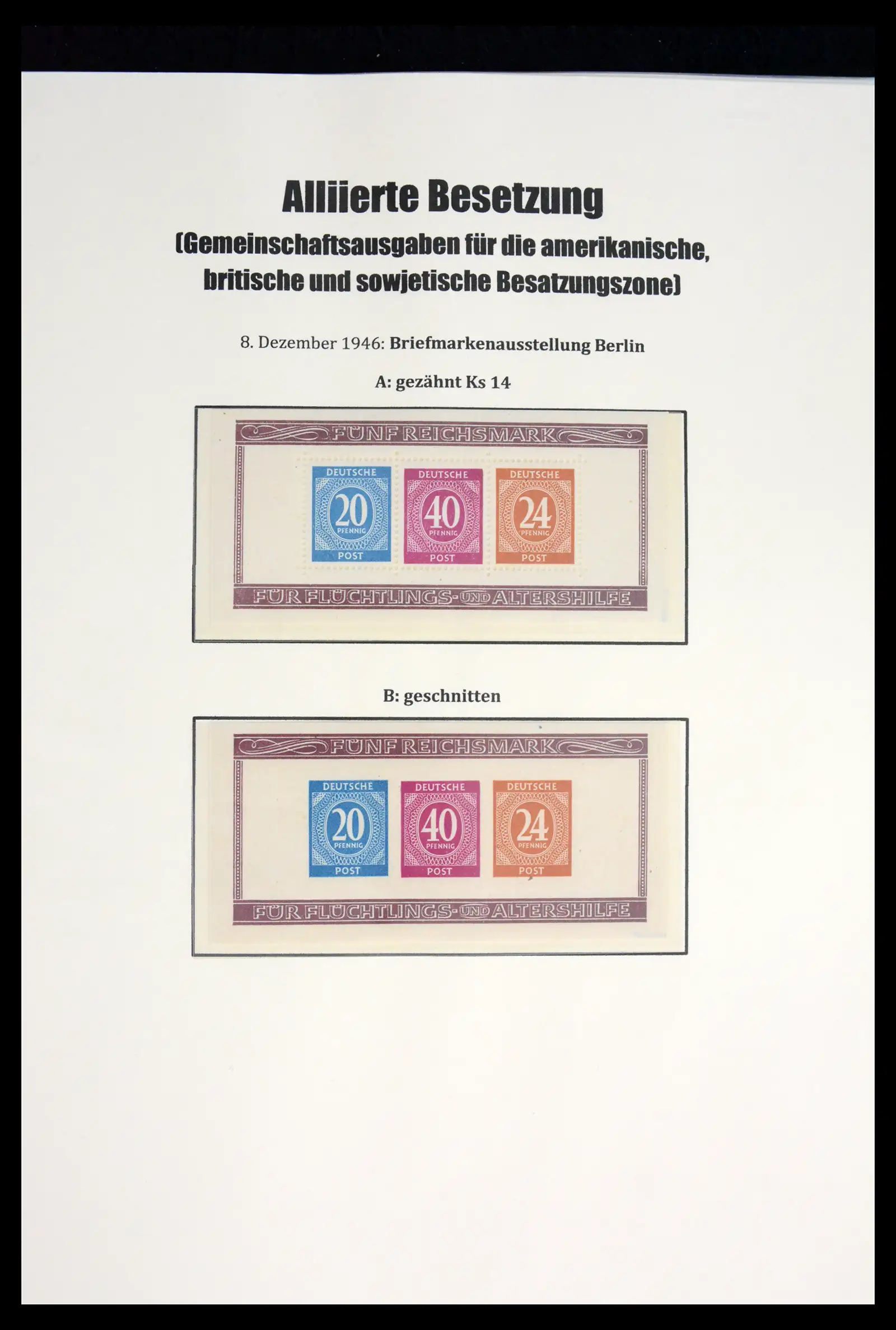 41968 0003 - Stamp collection 41968 German Zones 1945-1949.