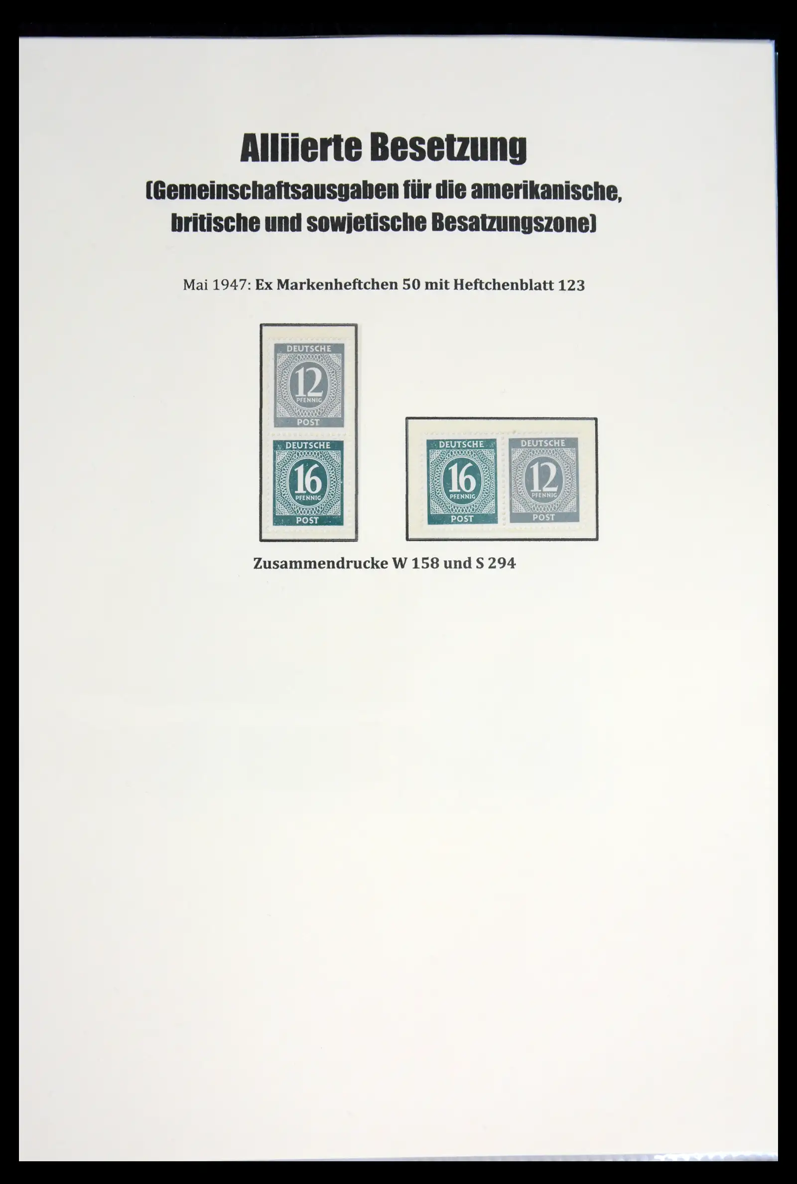 41968 0005 - Stamp collection 41968 German Zones 1945-1949.