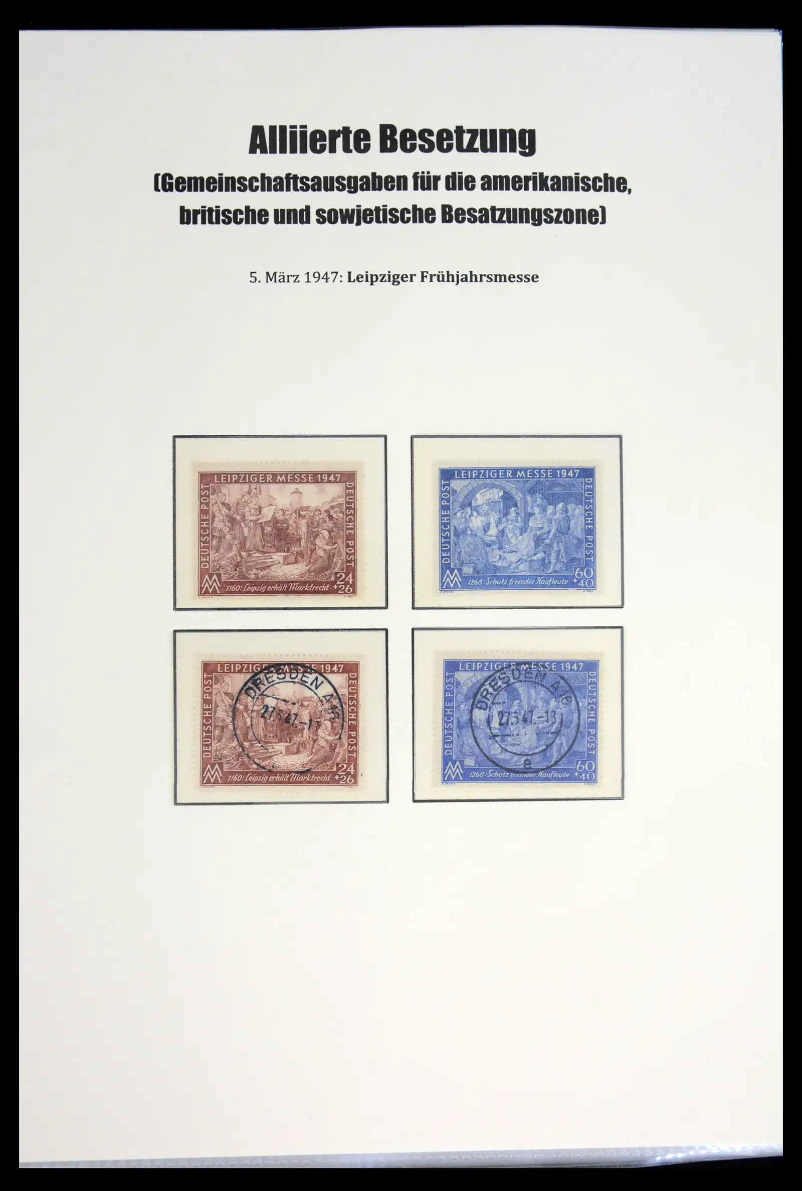 41968 0006 - Stamp collection 41968 German Zones 1945-1949.