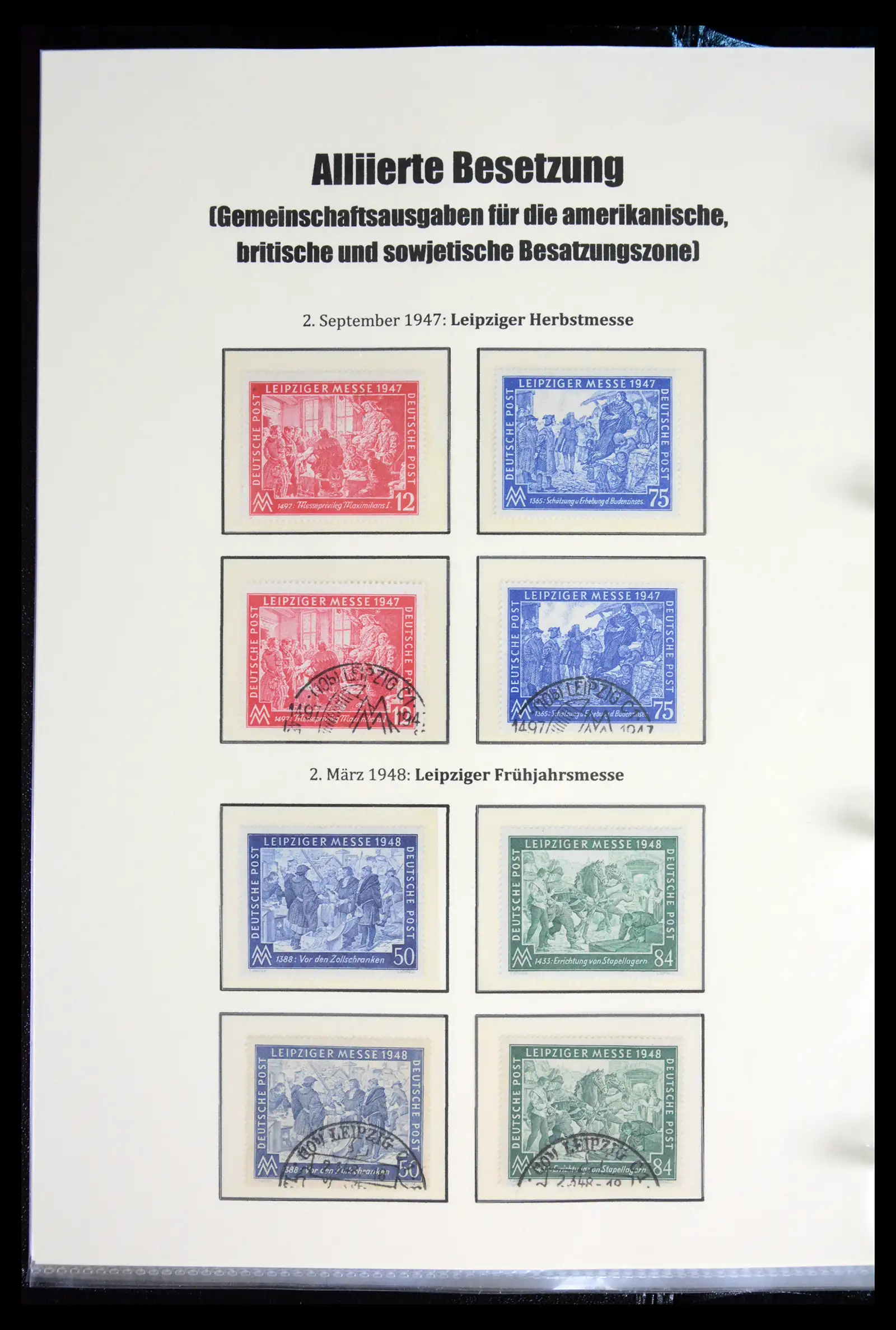 41968 0011 - Stamp collection 41968 German Zones 1945-1949.