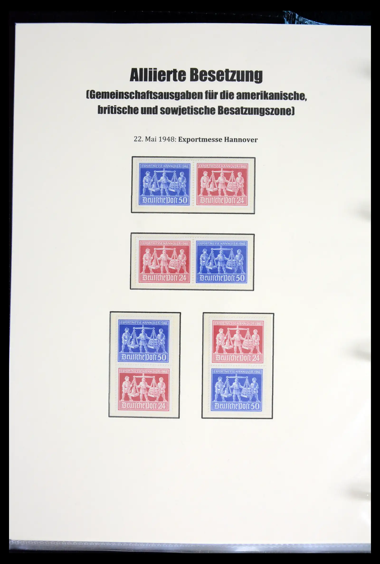 41968 0013 - Stamp collection 41968 German Zones 1945-1949.