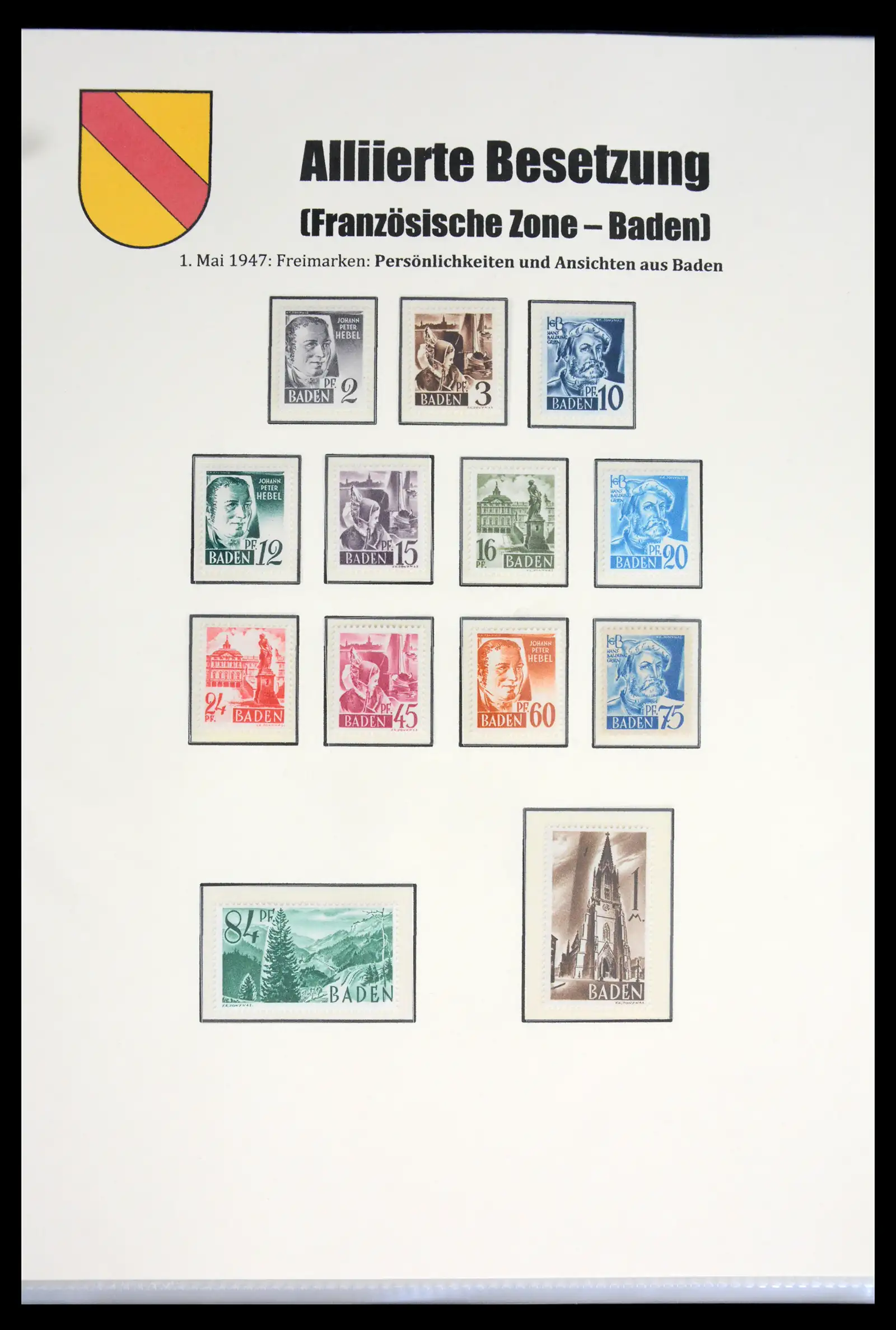 41968 0016 - Stamp collection 41968 German Zones 1945-1949.