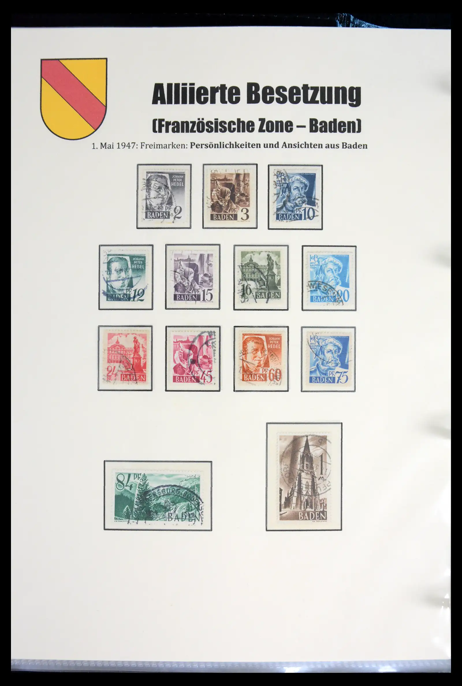 41968 0017 - Stamp collection 41968 German Zones 1945-1949.