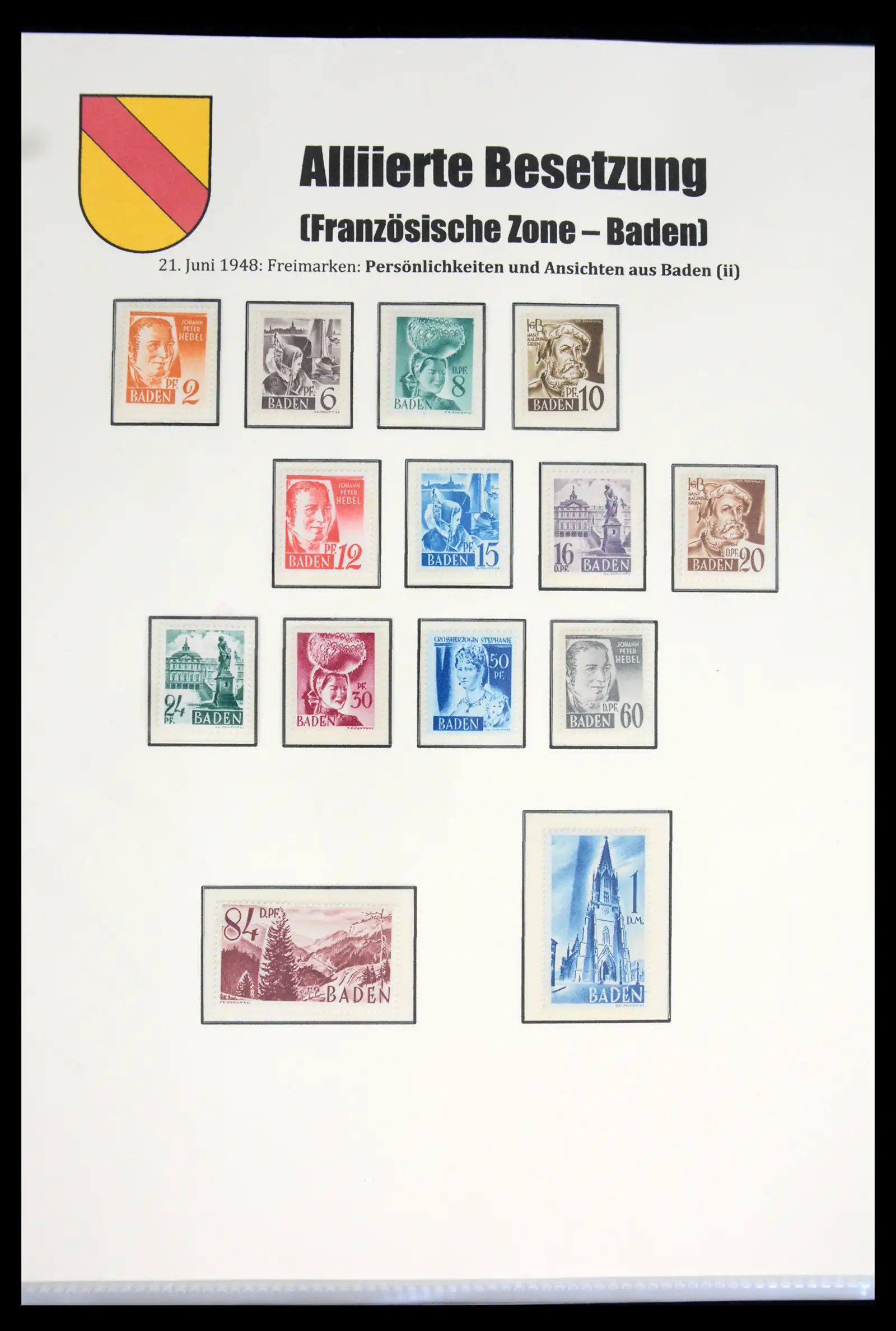 41968 0018 - Stamp collection 41968 German Zones 1945-1949.