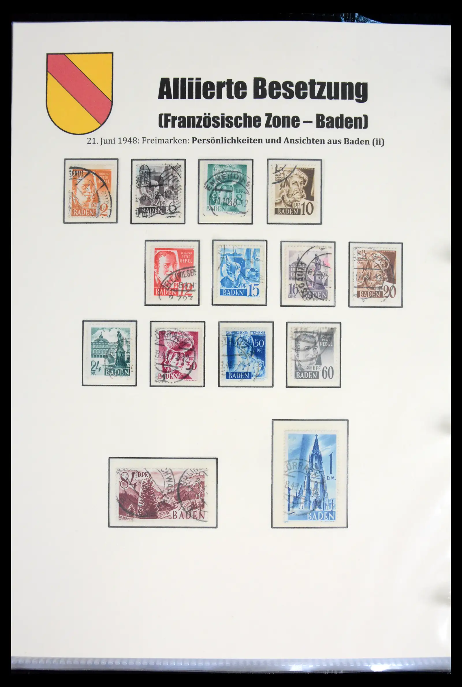 41968 0019 - Stamp collection 41968 German Zones 1945-1949.