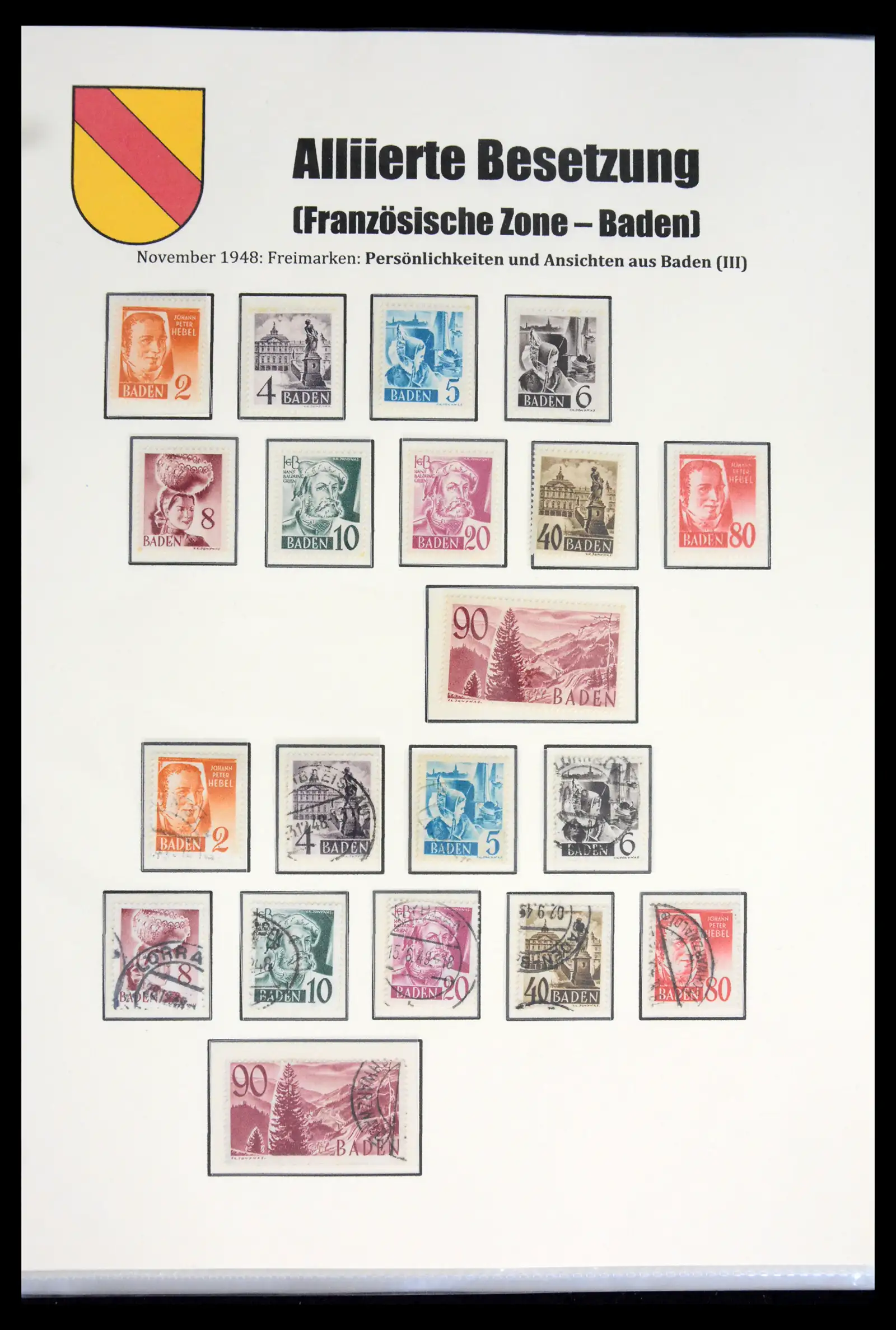 41968 0020 - Stamp collection 41968 German Zones 1945-1949.