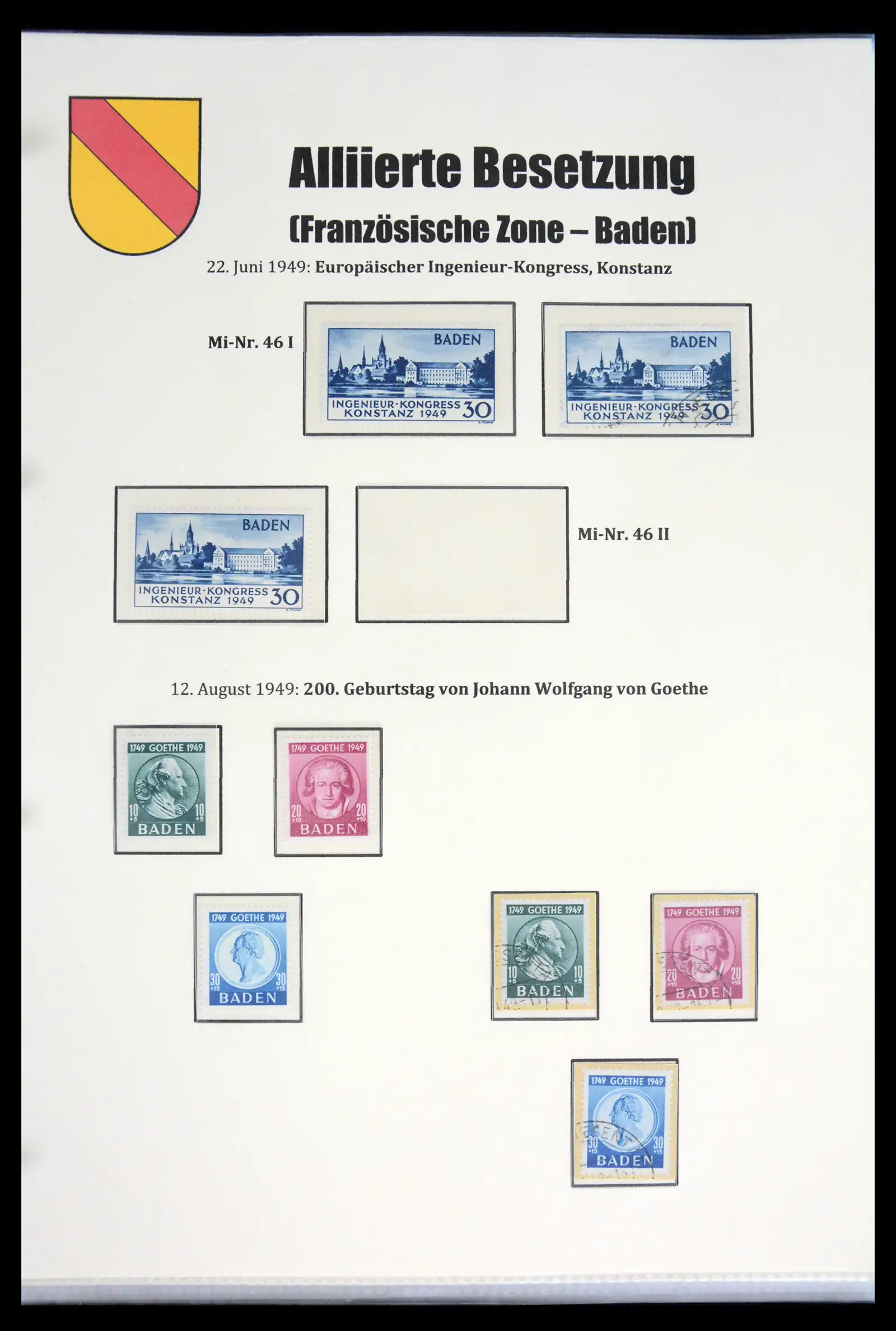 41968 0025 - Stamp collection 41968 German Zones 1945-1949.