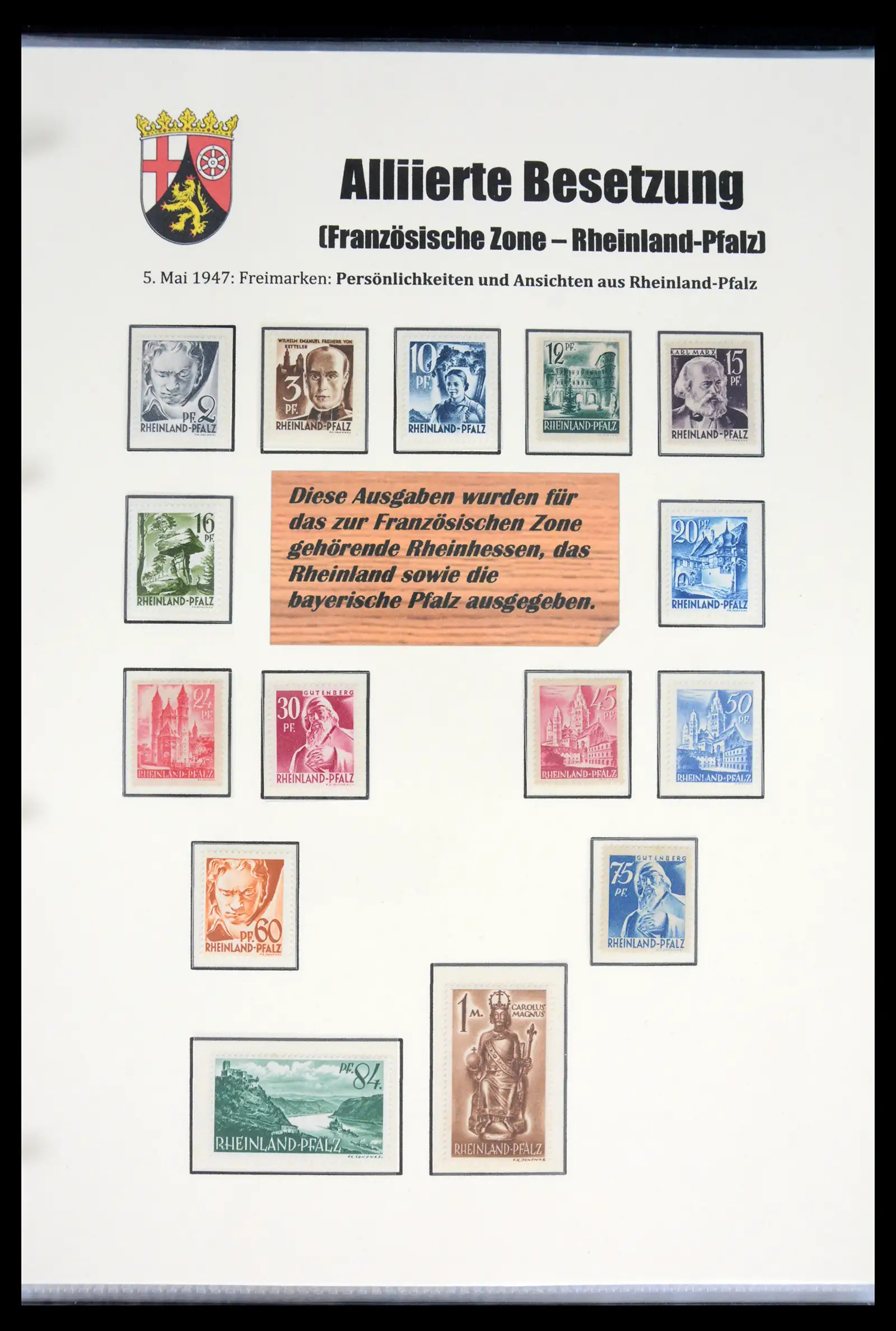 41968 0029 - Stamp collection 41968 German Zones 1945-1949.
