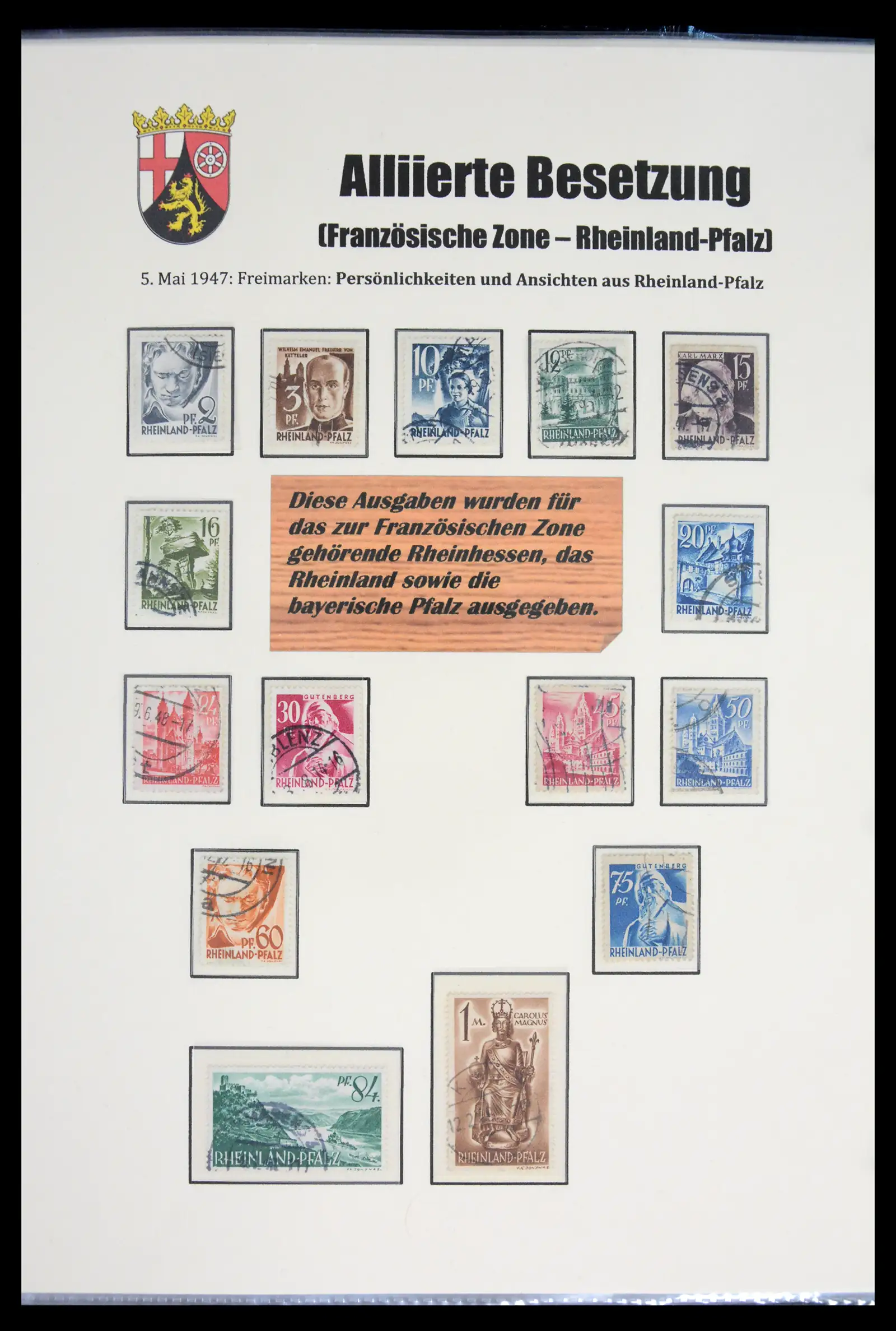 41968 0030 - Stamp collection 41968 German Zones 1945-1949.