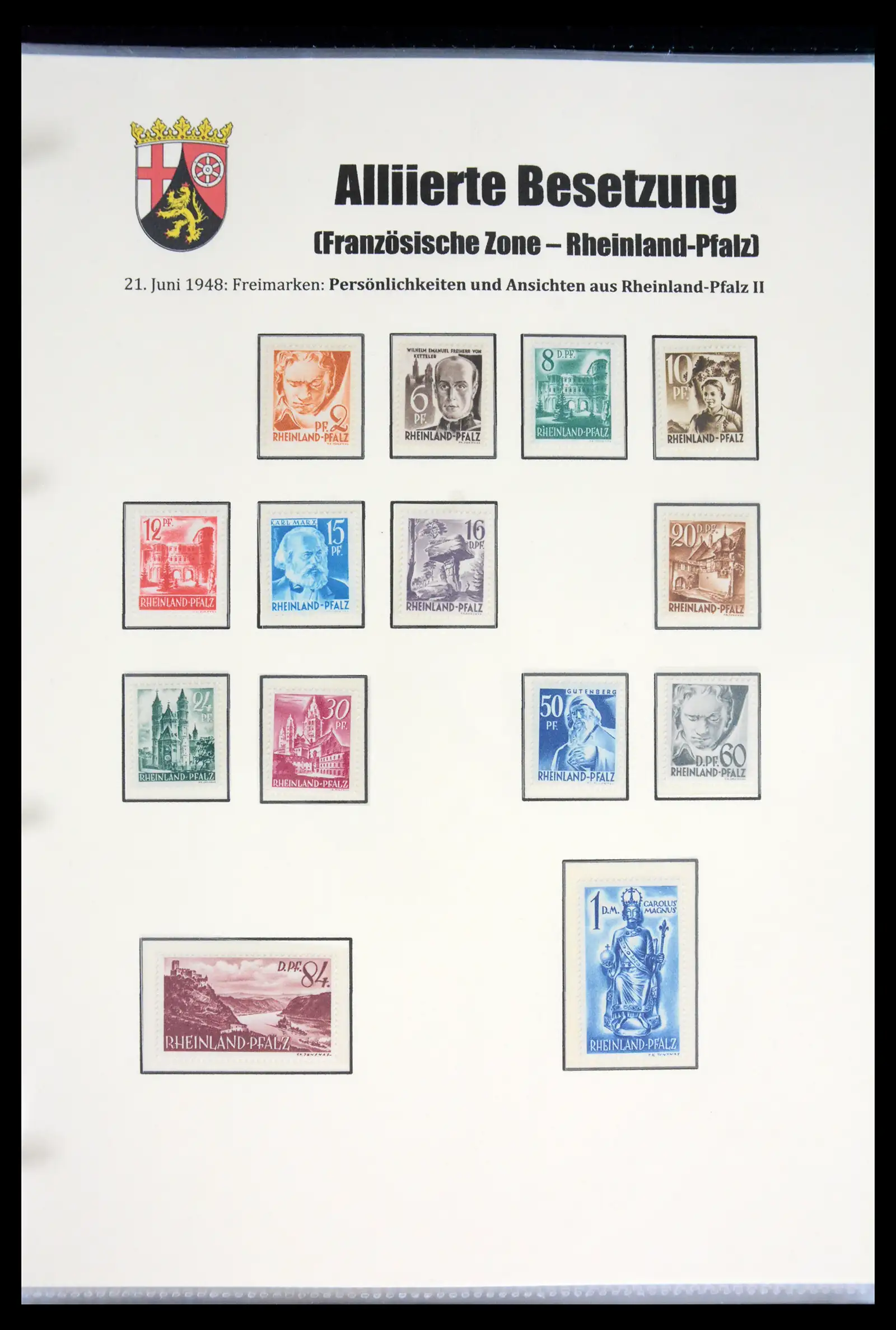 41968 0031 - Stamp collection 41968 German Zones 1945-1949.