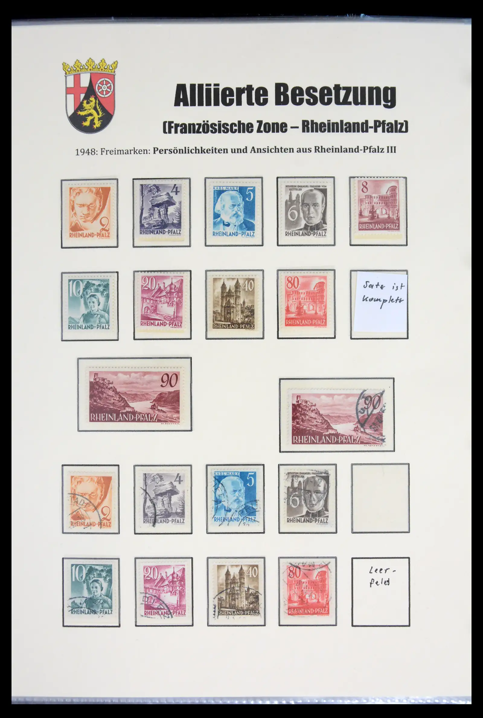 41968 0034 - Stamp collection 41968 German Zones 1945-1949.