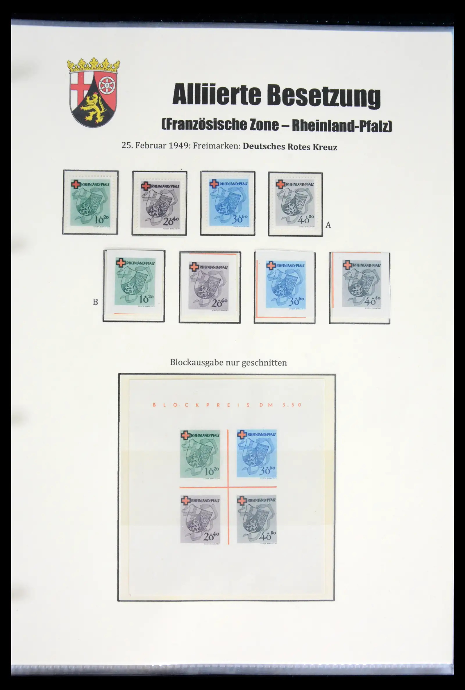 41968 0035 - Stamp collection 41968 German Zones 1945-1949.