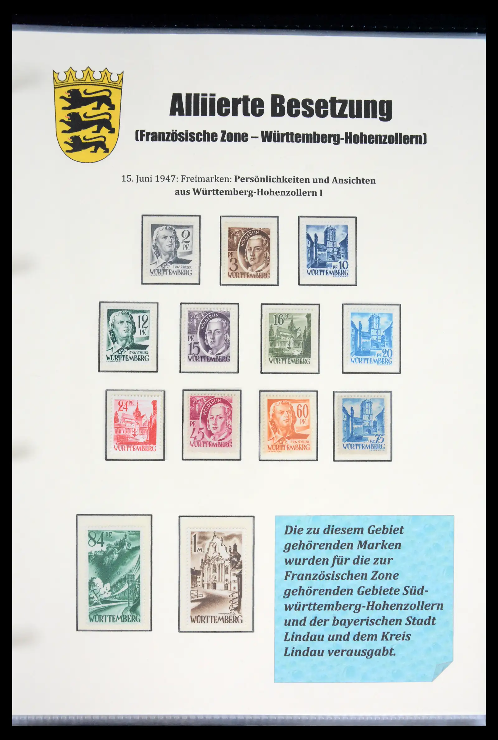 41968 0037 - Stamp collection 41968 German Zones 1945-1949.