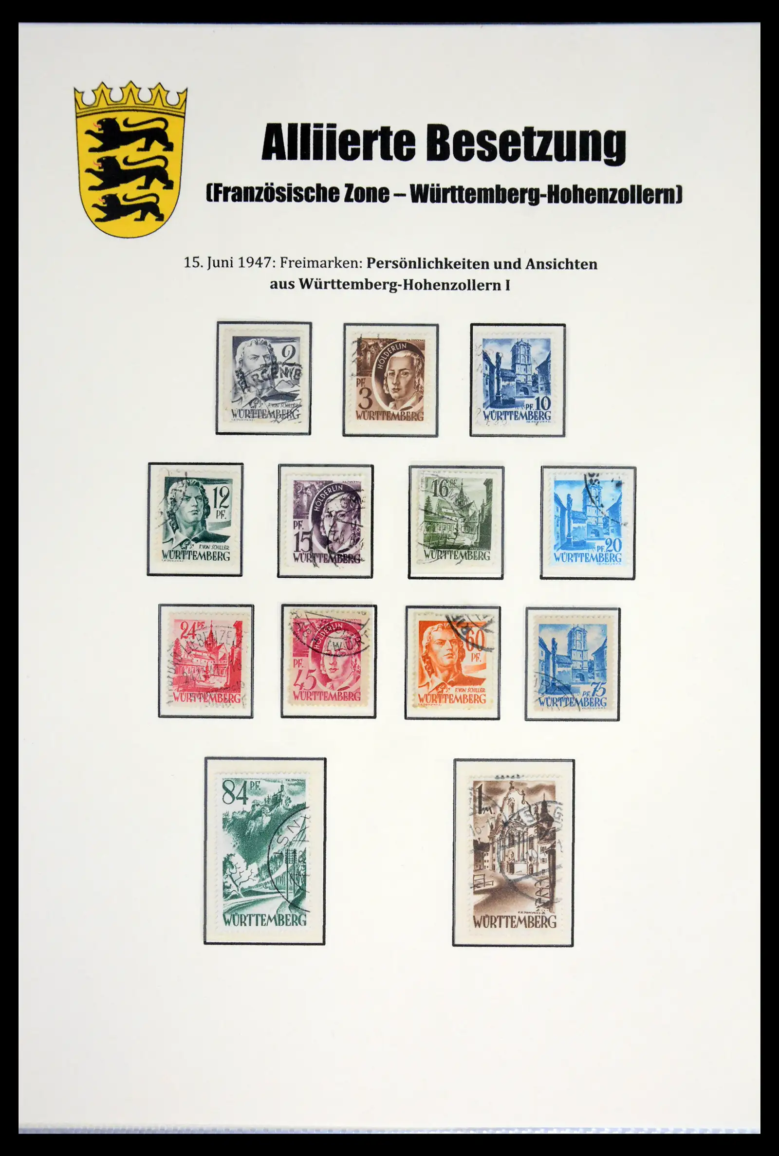 41968 0038 - Stamp collection 41968 German Zones 1945-1949.