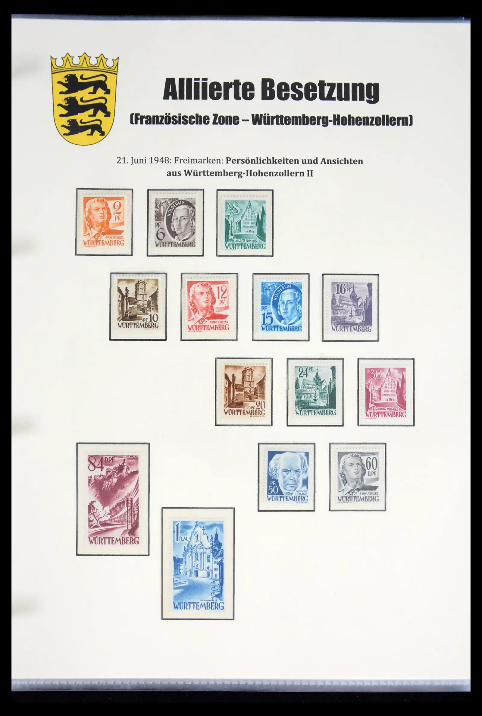 41968 0039 - Stamp collection 41968 German Zones 1945-1949.
