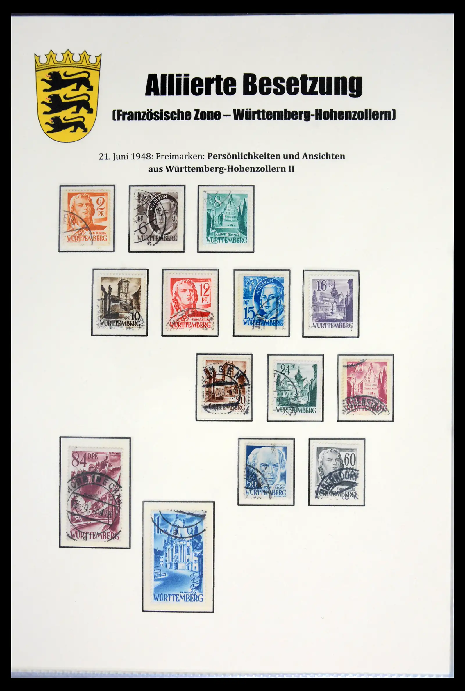 41968 0040 - Stamp collection 41968 German Zones 1945-1949.