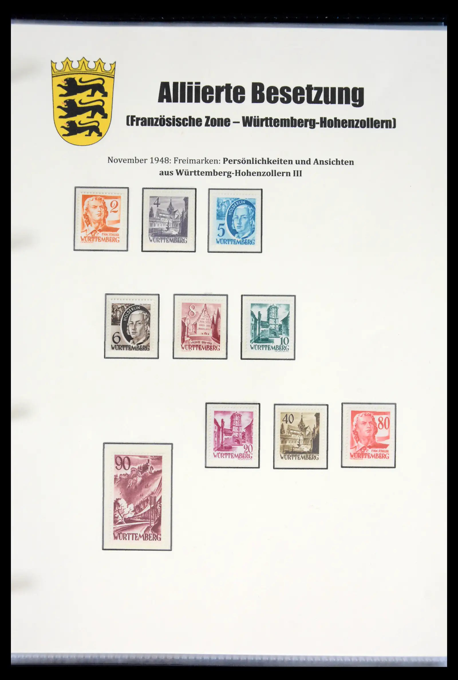 41968 0041 - Stamp collection 41968 German Zones 1945-1949.