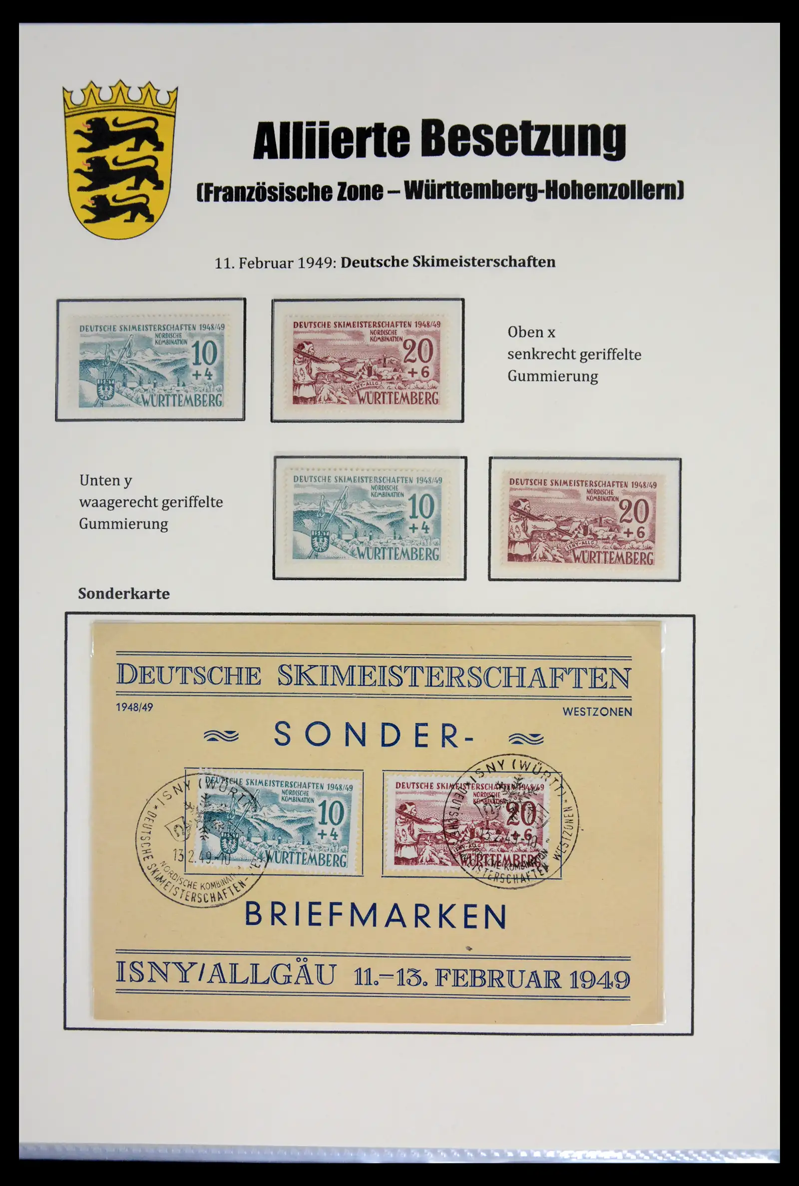 41968 0045 - Stamp collection 41968 German Zones 1945-1949.