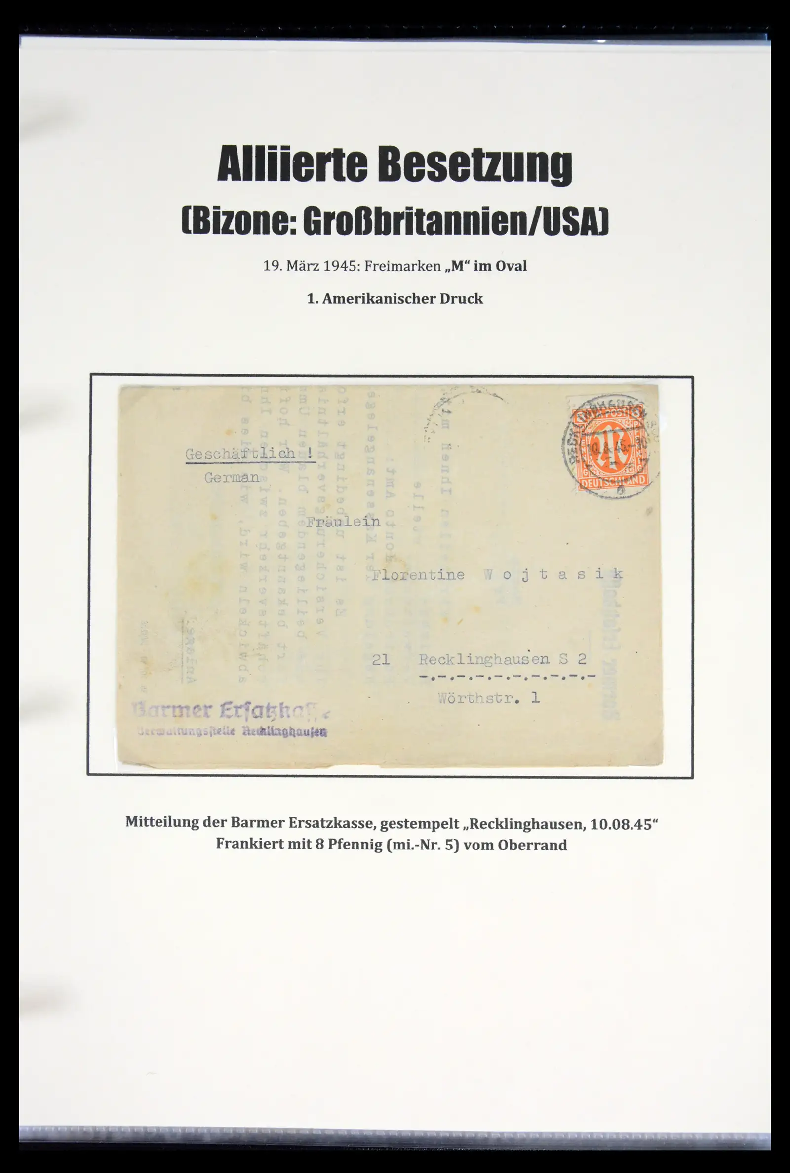 41968 0050 - Stamp collection 41968 German Zones 1945-1949.