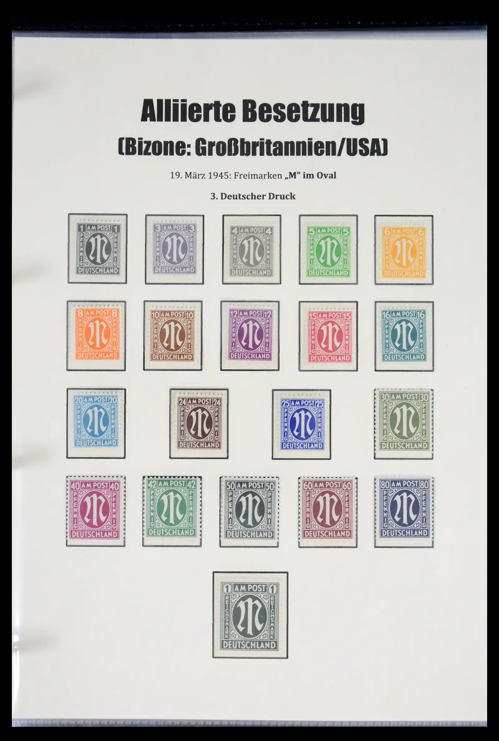41968 0052 - Stamp collection 41968 German Zones 1945-1949.