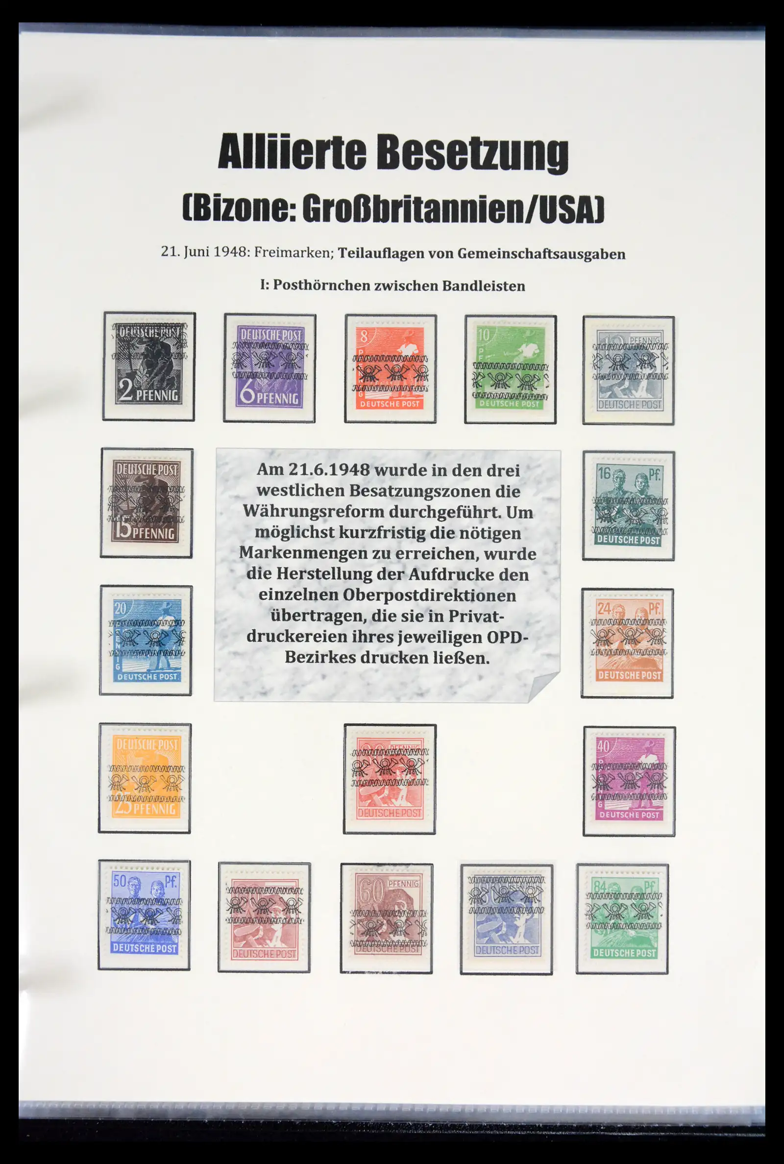 41968 0055 - Stamp collection 41968 German Zones 1945-1949.