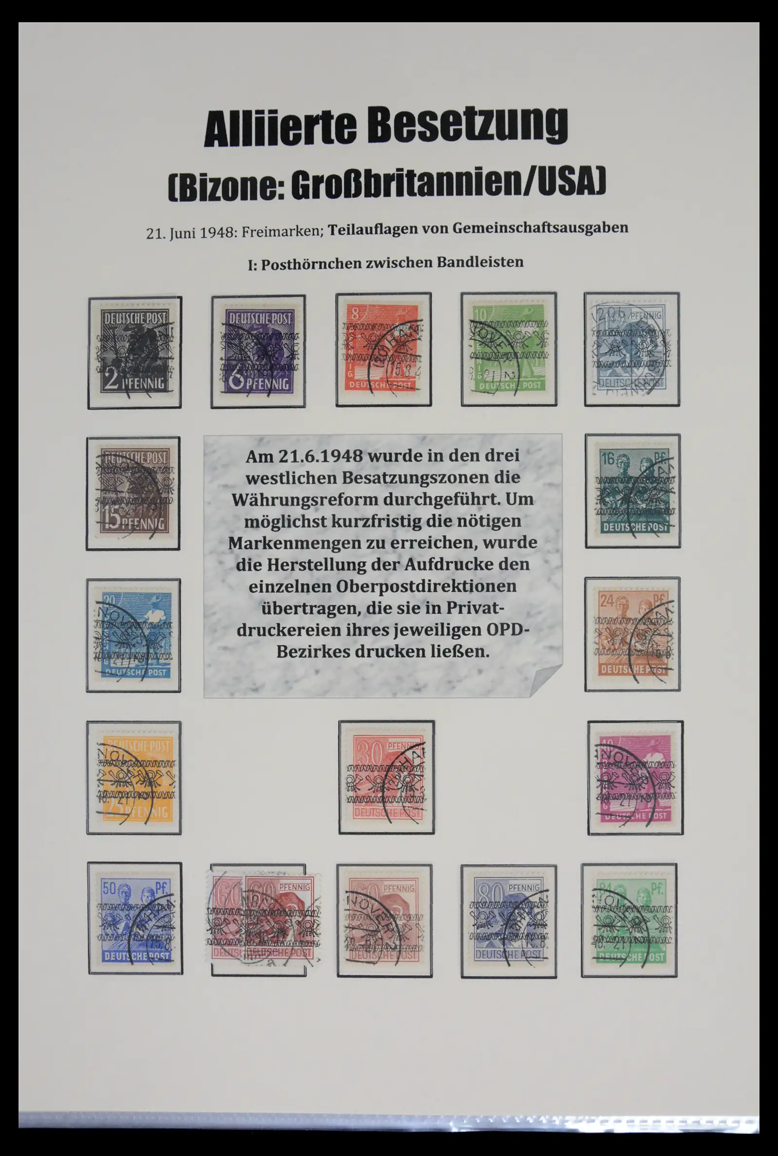 41968 0056 - Stamp collection 41968 German Zones 1945-1949.