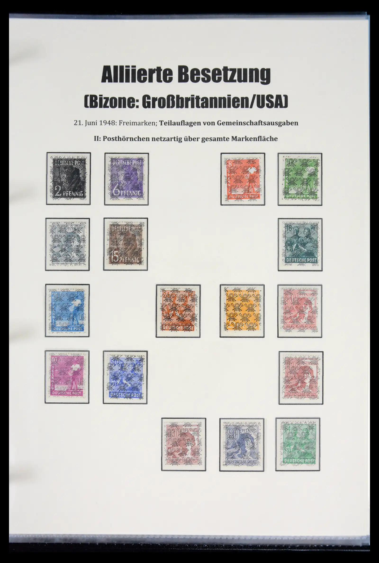 41968 0057 - Stamp collection 41968 German Zones 1945-1949.
