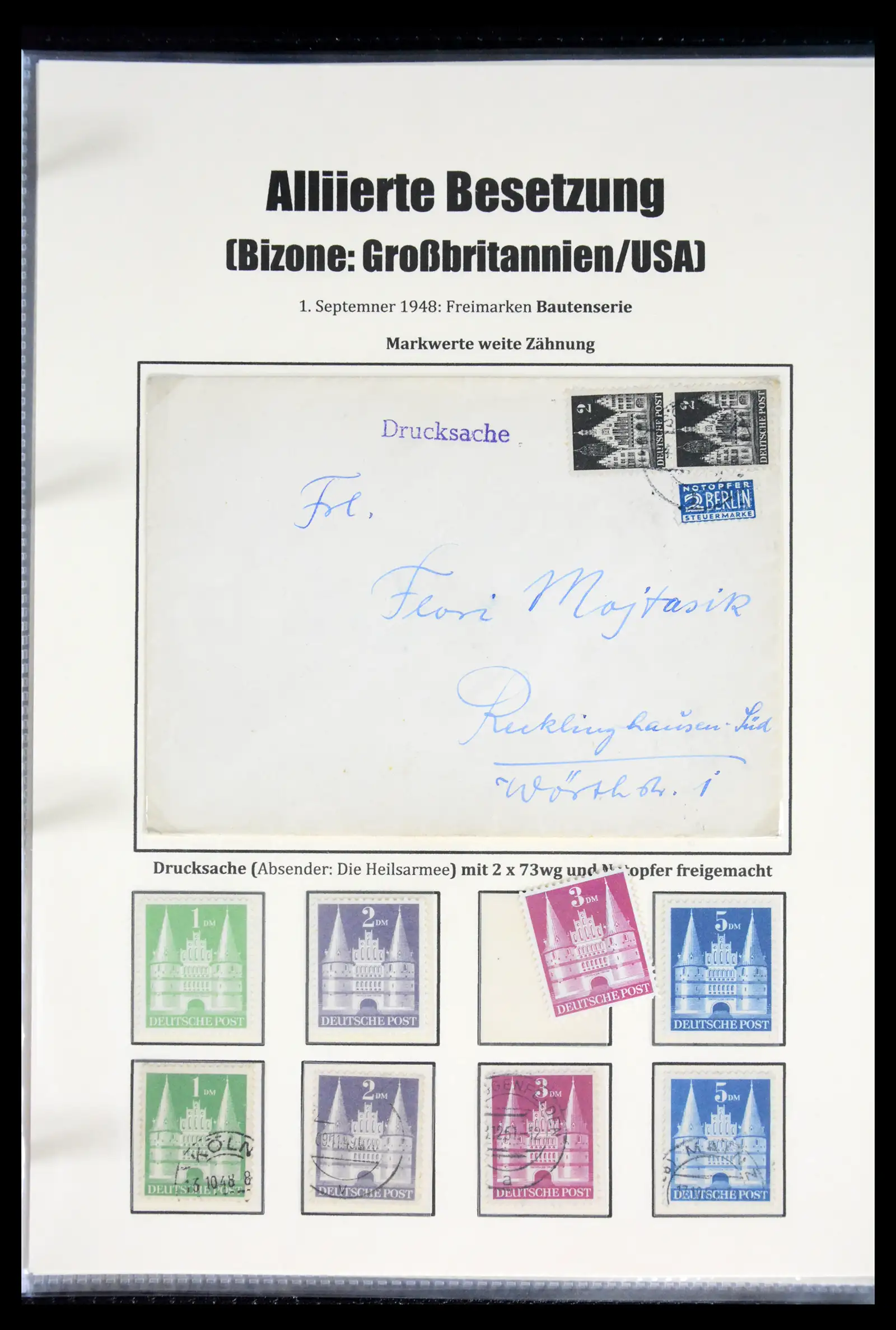 41968 0063 - Stamp collection 41968 German Zones 1945-1949.