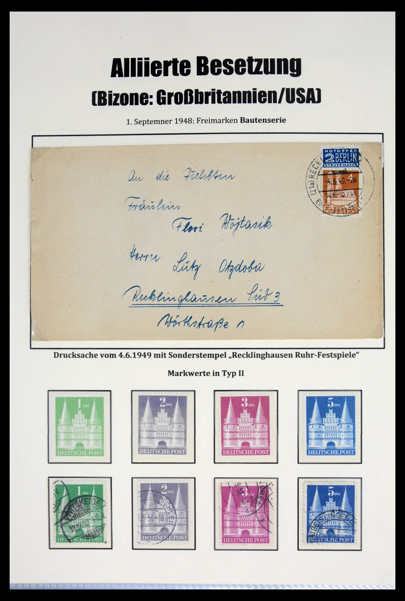41968 0064 - Stamp collection 41968 German Zones 1945-1949.