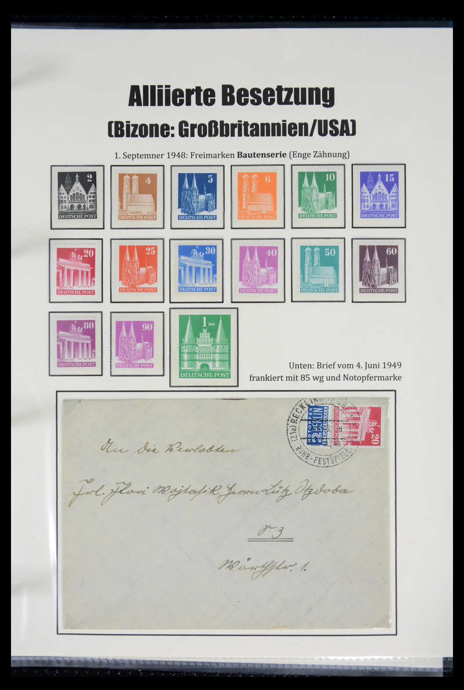 41968 0065 - Stamp collection 41968 German Zones 1945-1949.