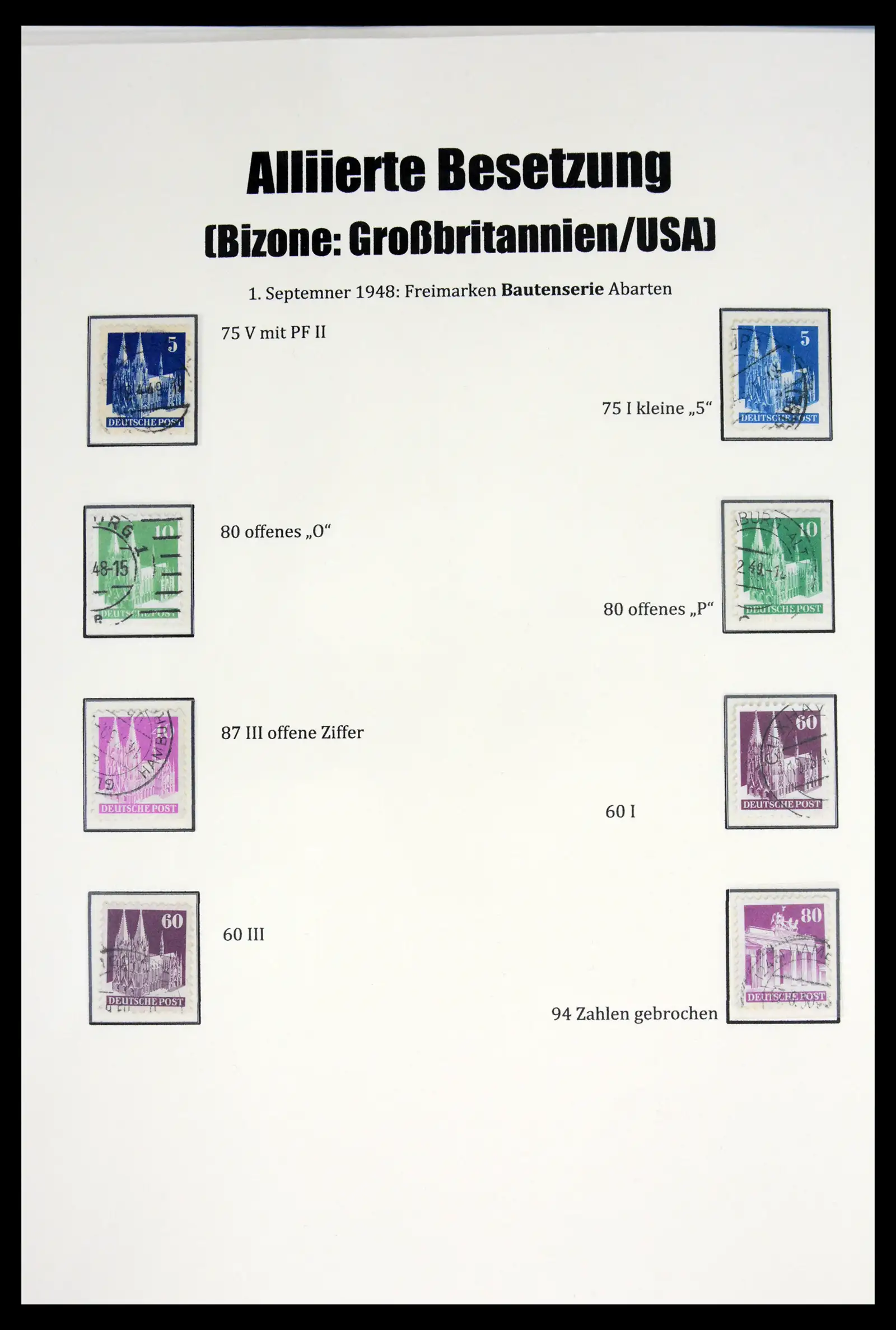 41968 0068 - Stamp collection 41968 German Zones 1945-1949.