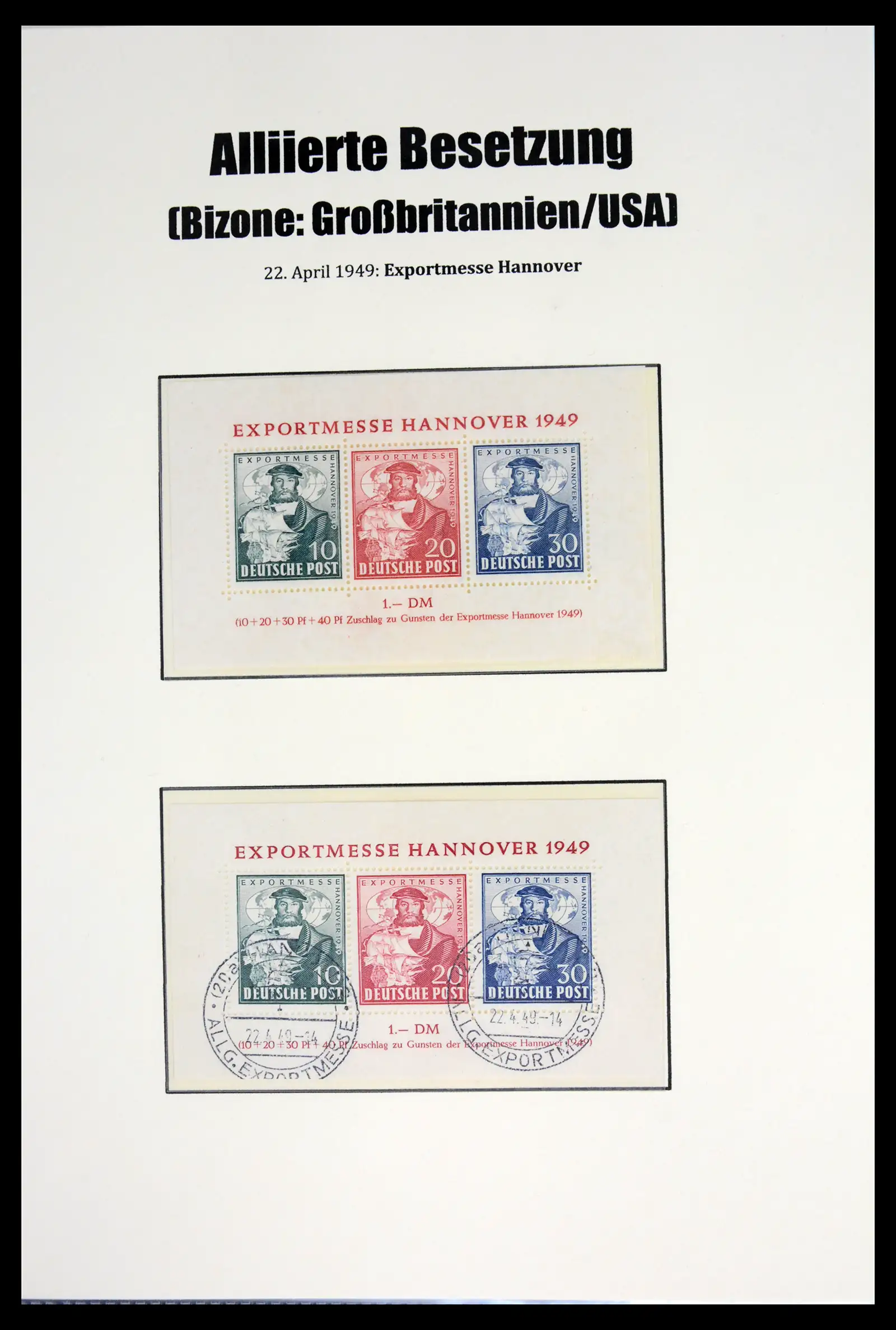 41968 0070 - Stamp collection 41968 German Zones 1945-1949.