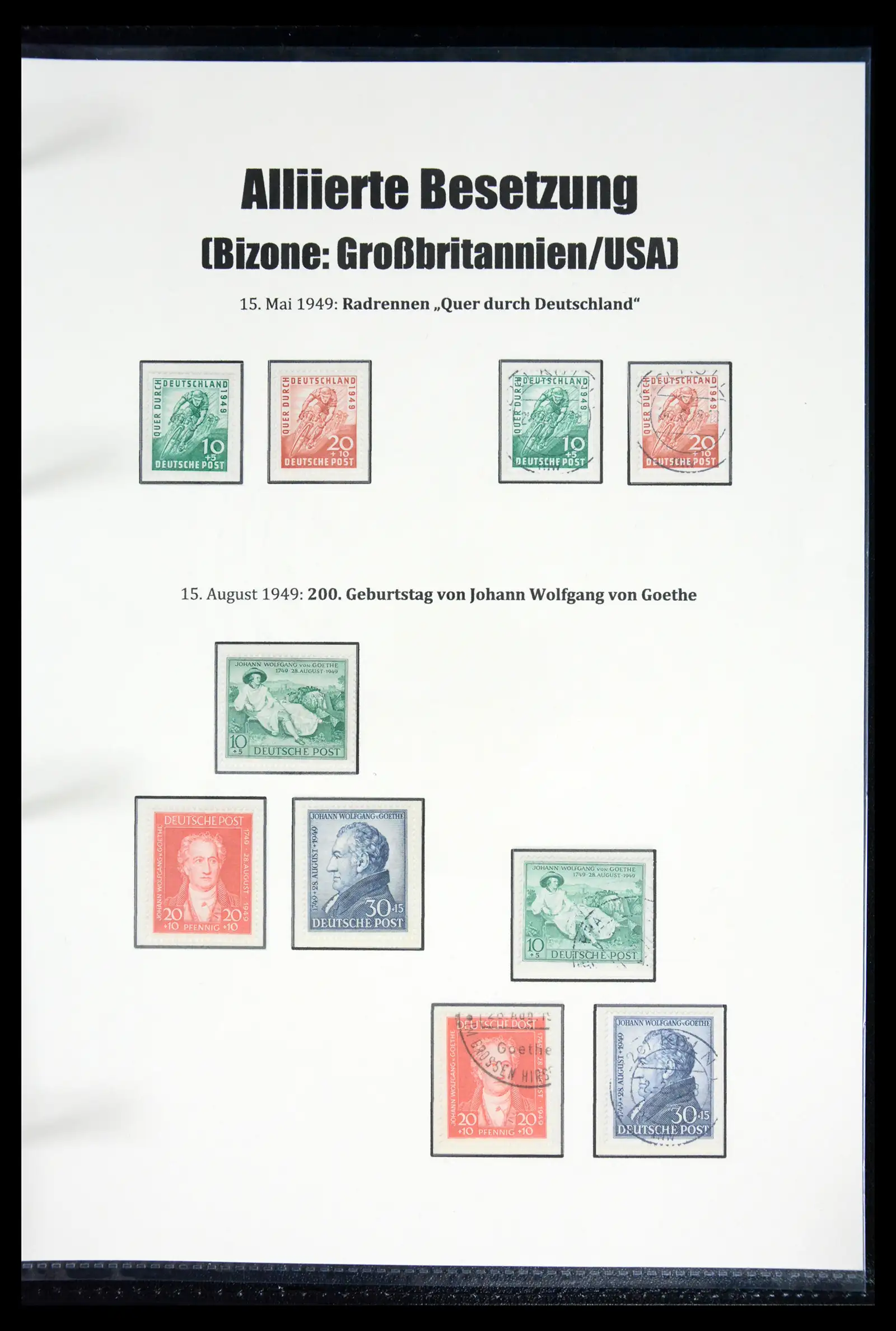 41968 0071 - Stamp collection 41968 German Zones 1945-1949.