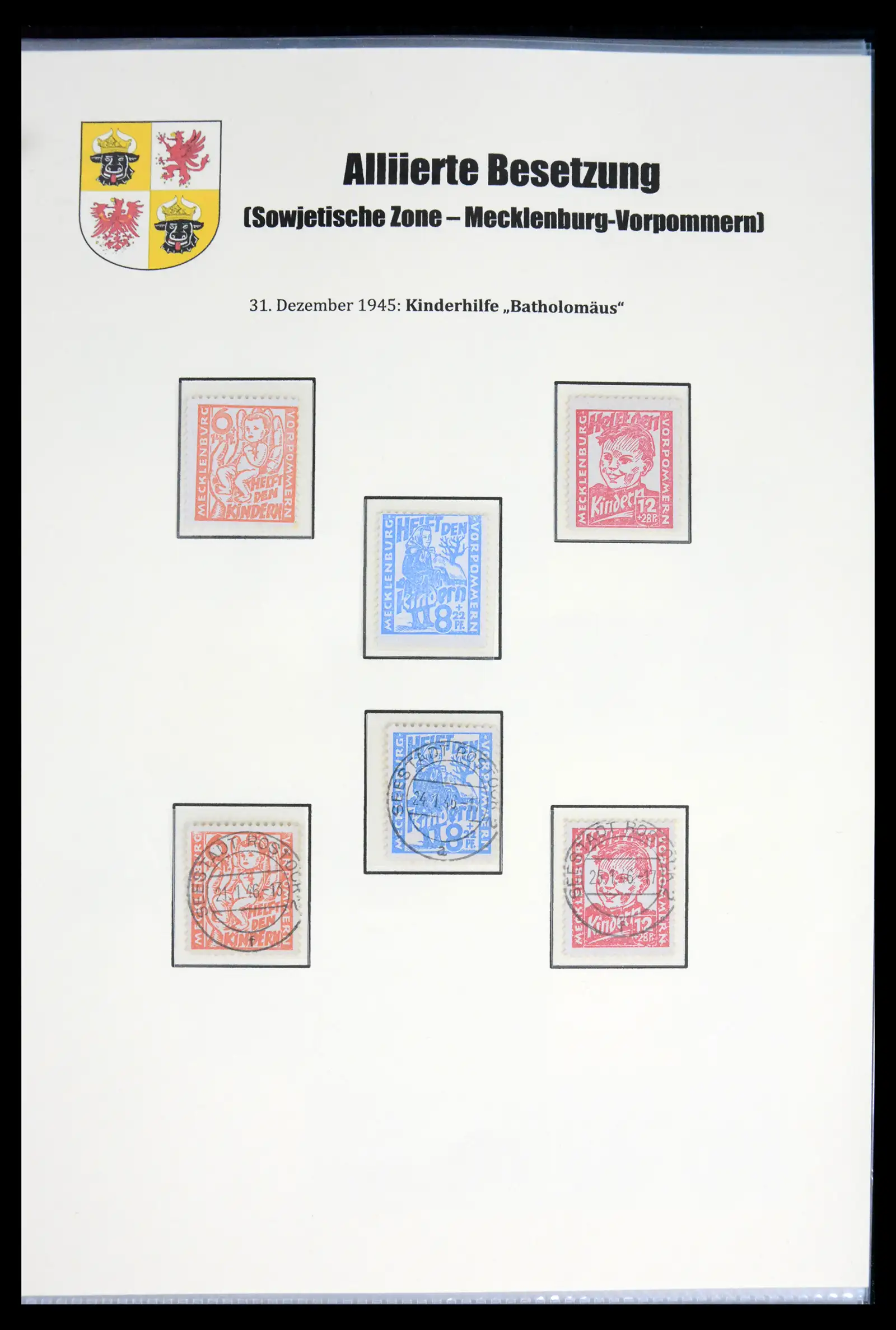 41968 0078 - Stamp collection 41968 German Zones 1945-1949.