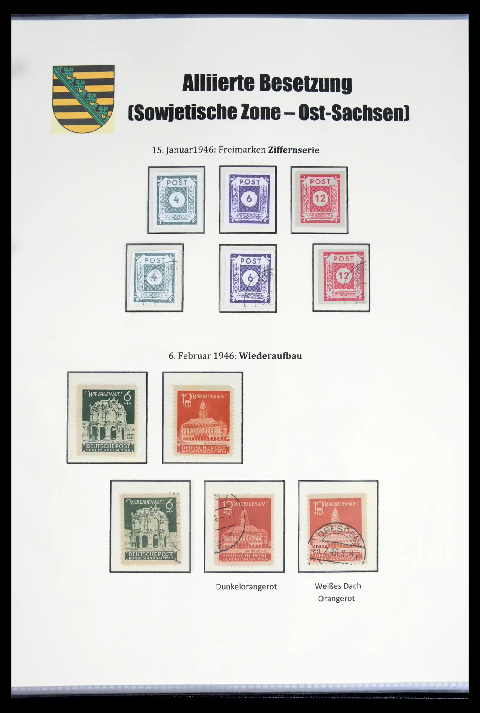 41968 0083 - Stamp collection 41968 German Zones 1945-1949.