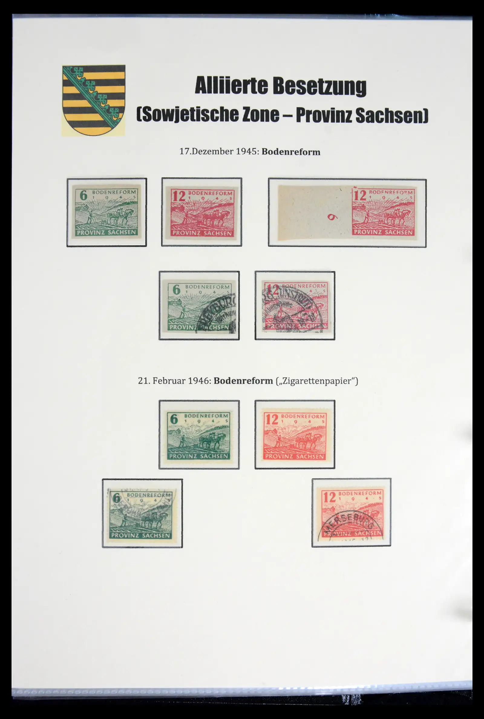41968 0088 - Stamp collection 41968 German Zones 1945-1949.