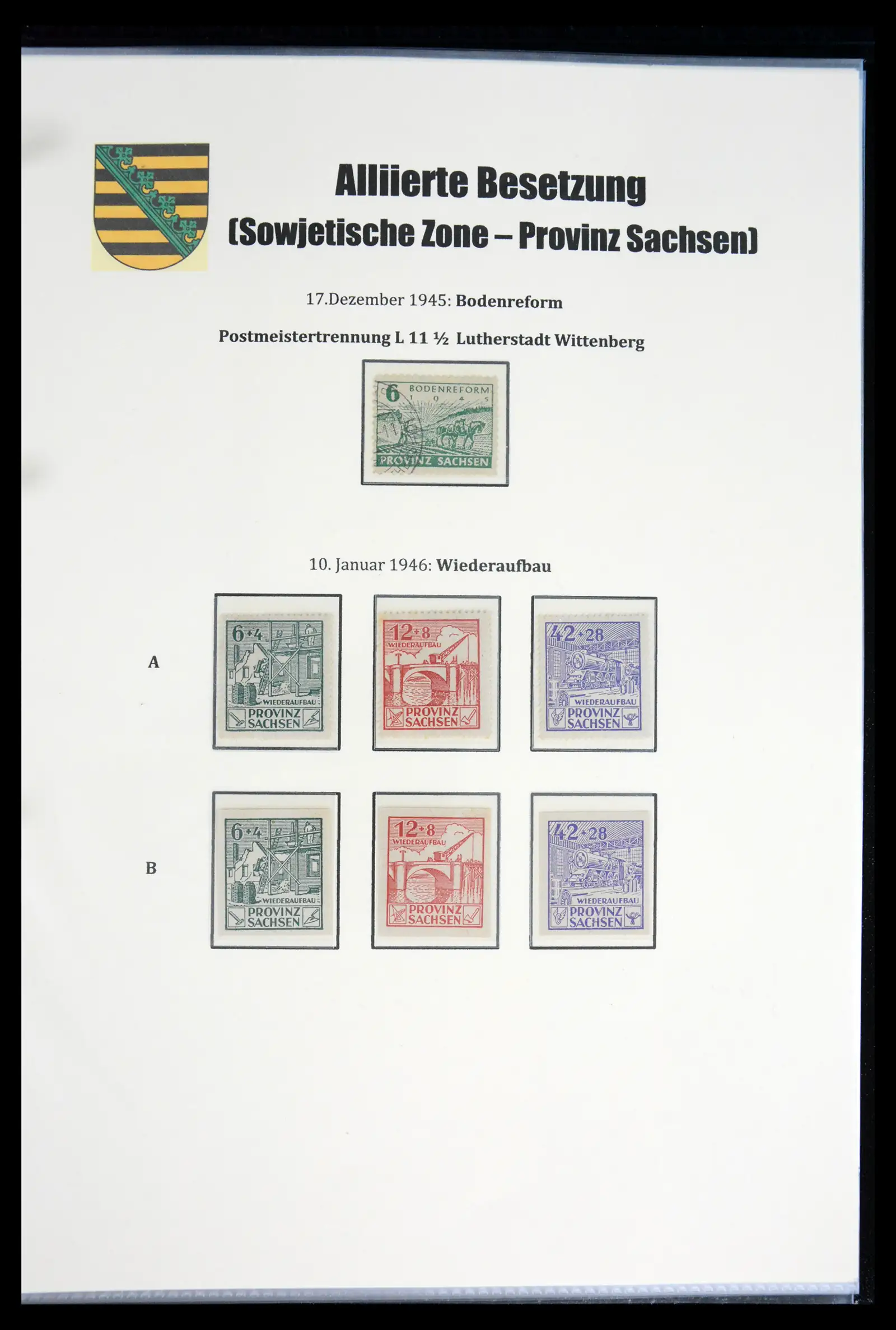 41968 0090 - Stamp collection 41968 German Zones 1945-1949.