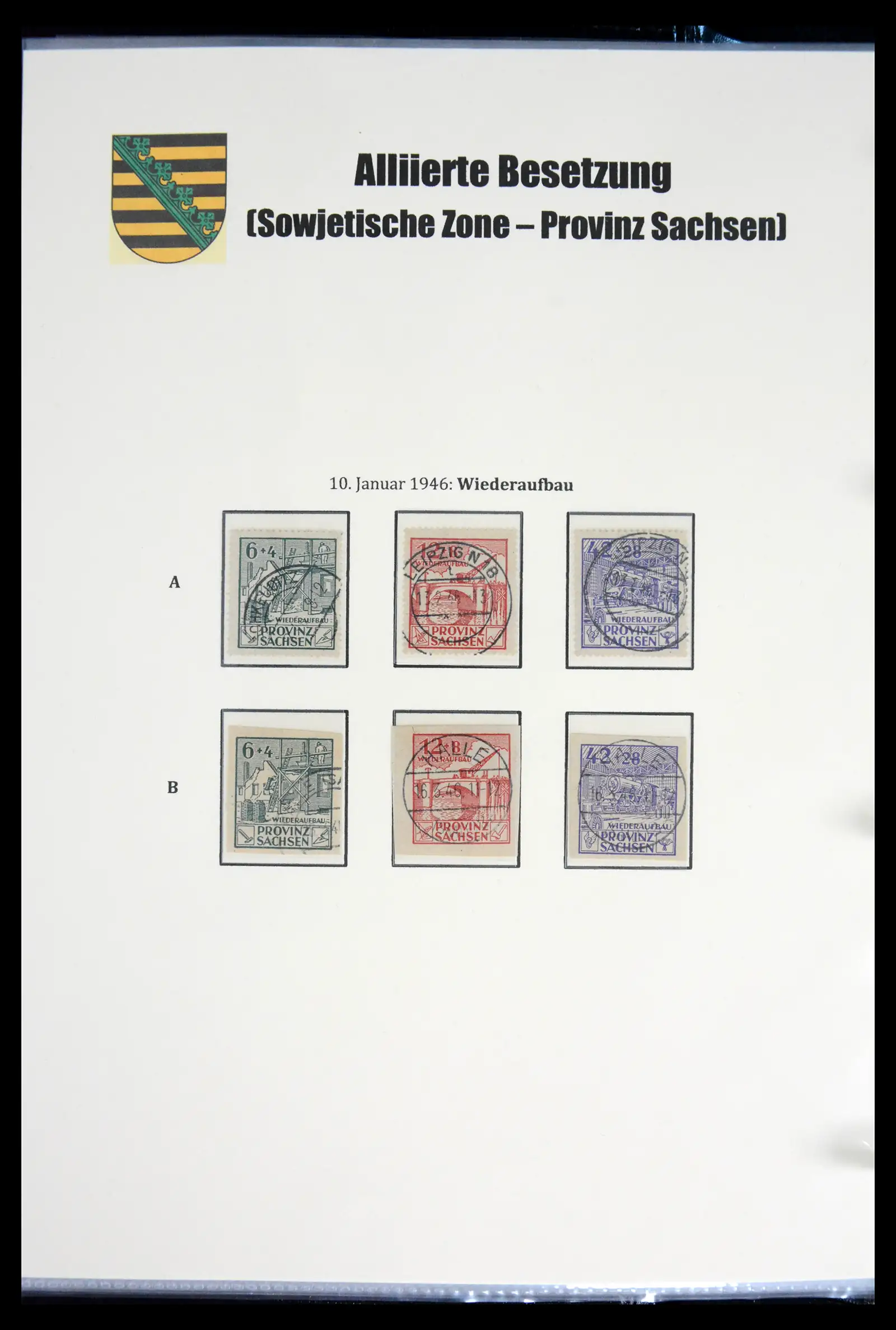41968 0091 - Stamp collection 41968 German Zones 1945-1949.
