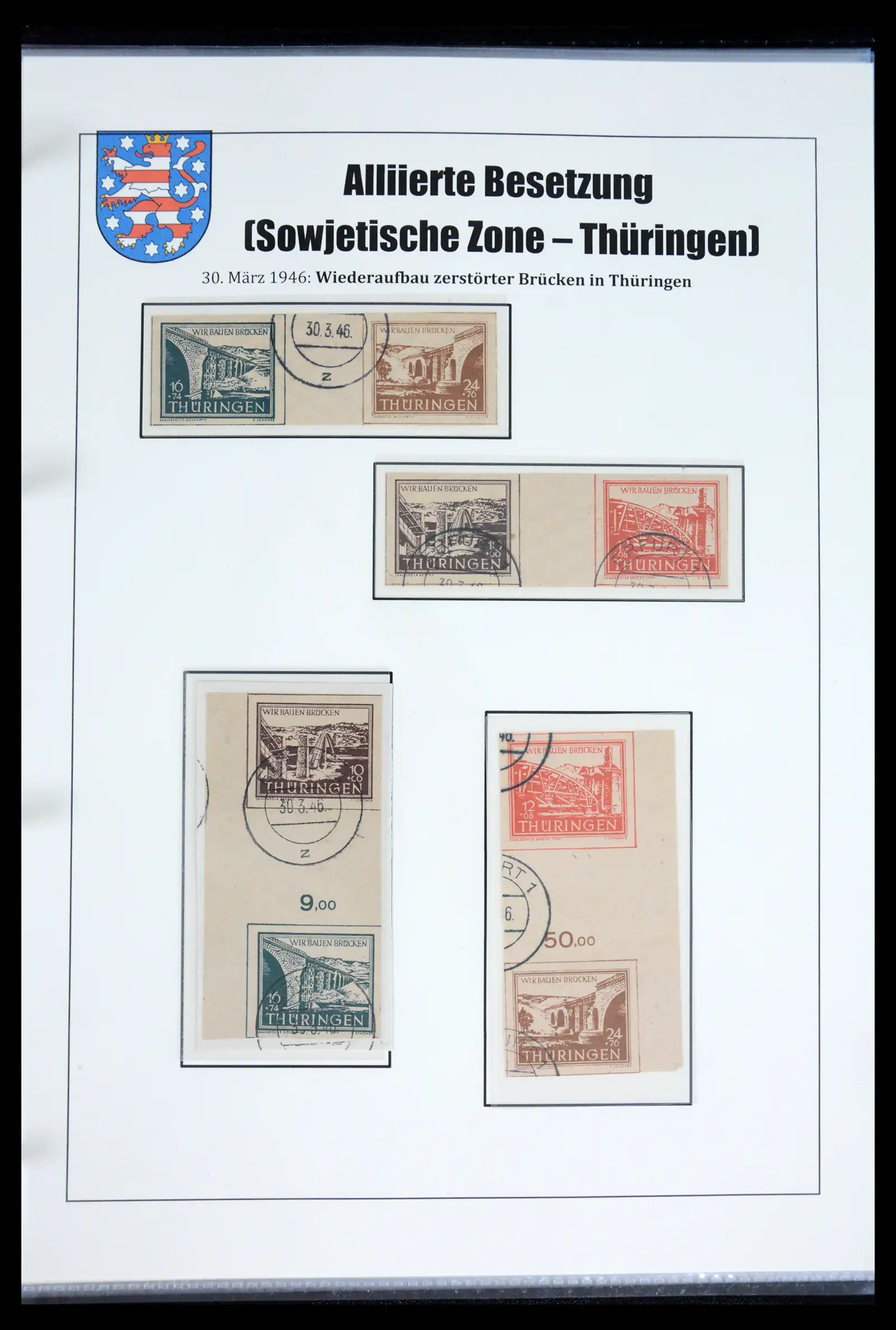41968 0097 - Stamp collection 41968 German Zones 1945-1949.