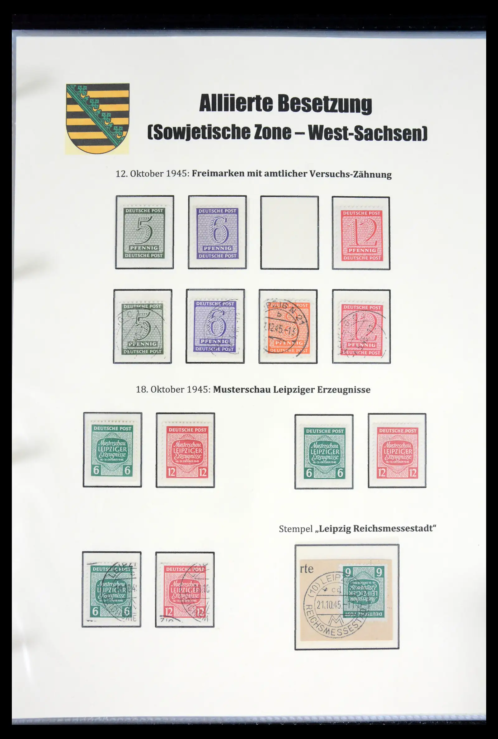 41968 0099 - Stamp collection 41968 German Zones 1945-1949.