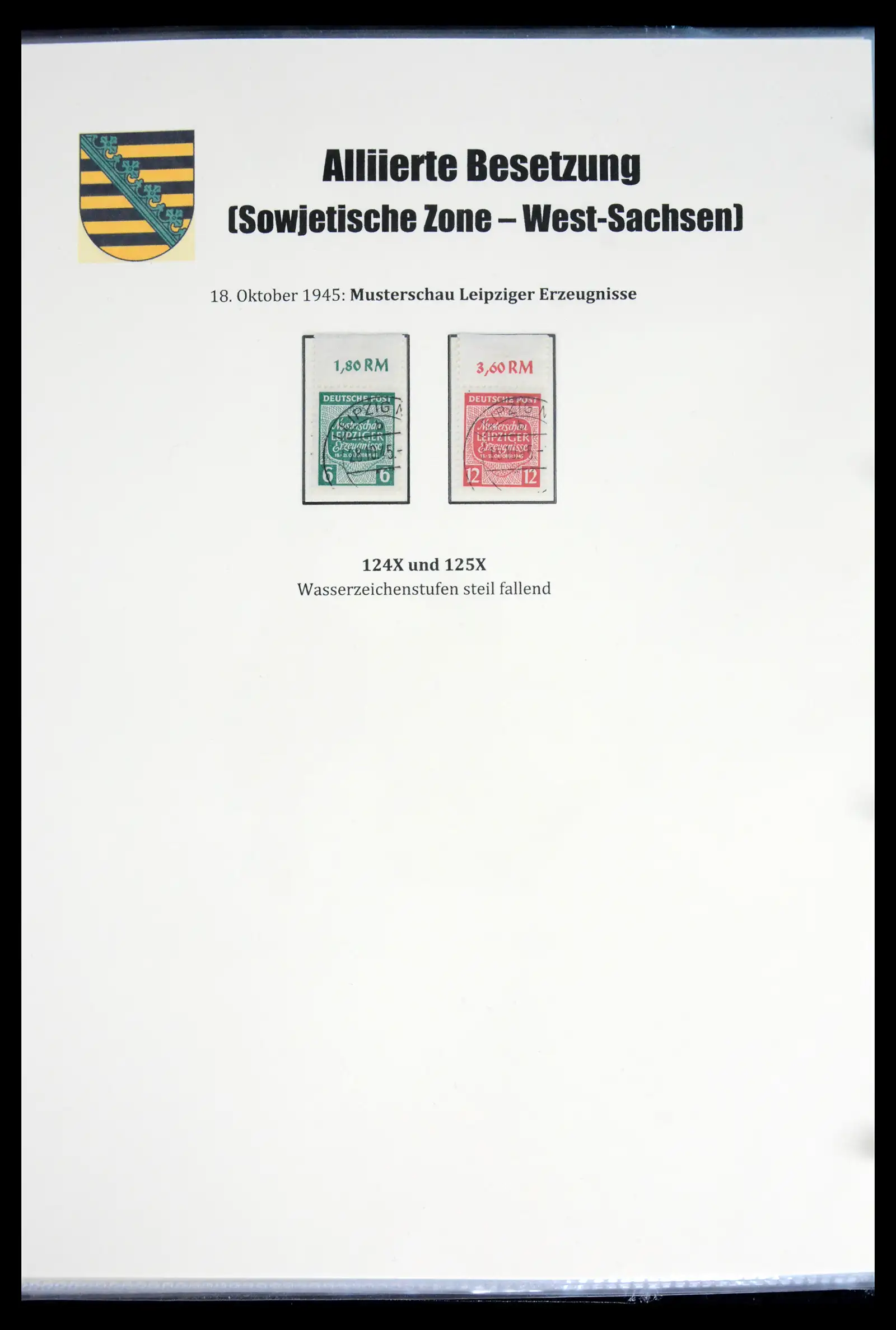 41968 0100 - Stamp collection 41968 German Zones 1945-1949.