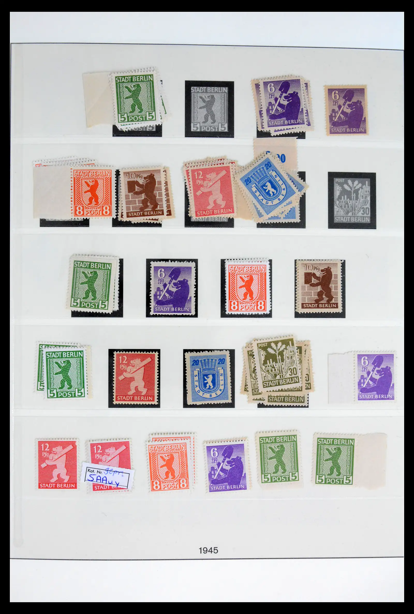 41969 0001 - Stamp collection 41969 Germany Sovjet Zone specialised 1945-1949.