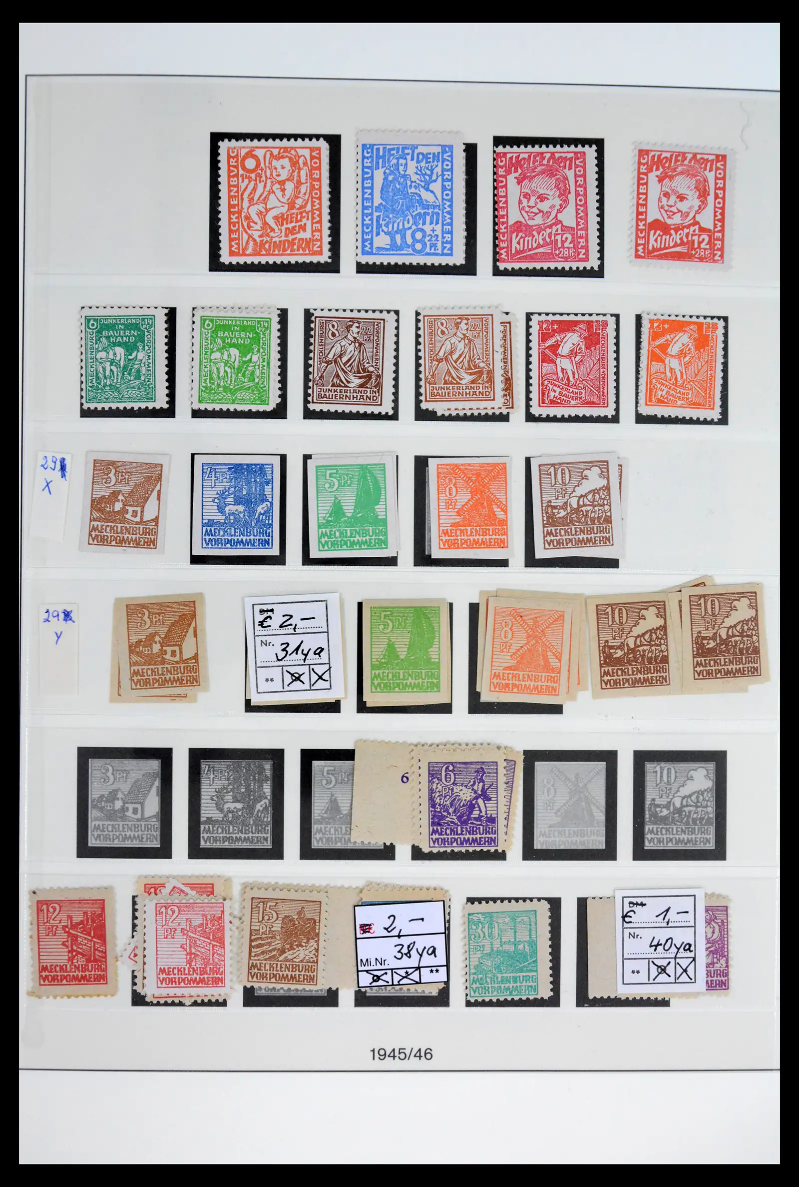 41969 0003 - Stamp collection 41969 Germany Sovjet Zone specialised 1945-1949.