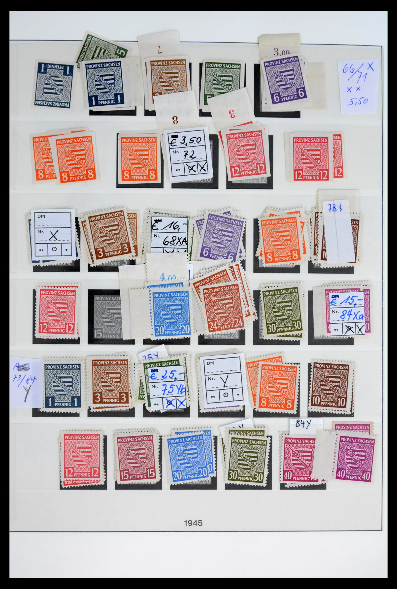 41969 0005 - Stamp collection 41969 Germany Sovjet Zone specialised 1945-1949.