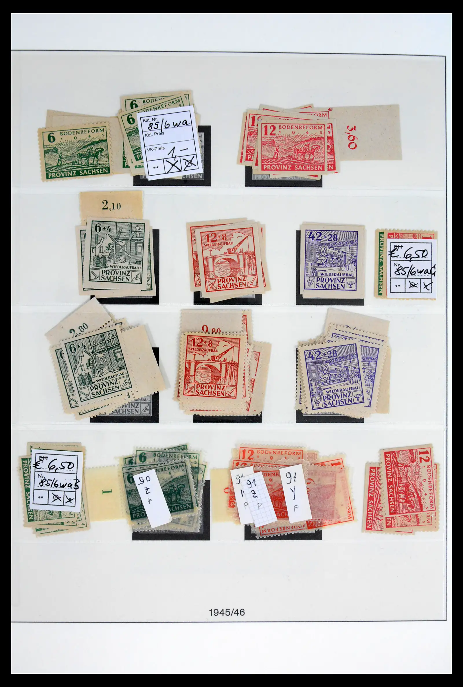 41969 0006 - Stamp collection 41969 Germany Sovjet Zone specialised 1945-1949.