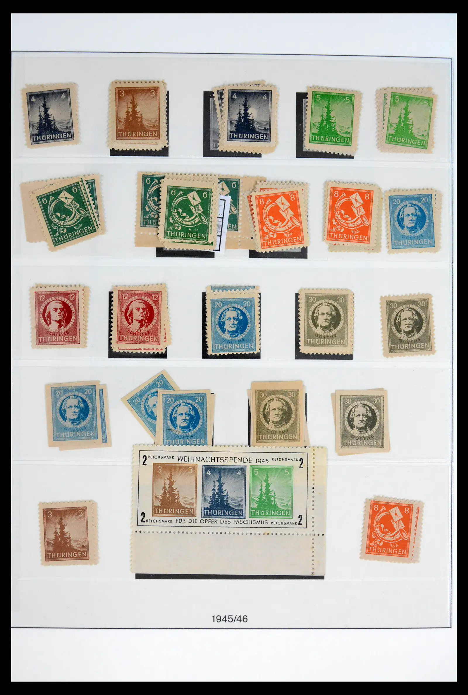 41969 0007 - Stamp collection 41969 Germany Sovjet Zone specialised 1945-1949.